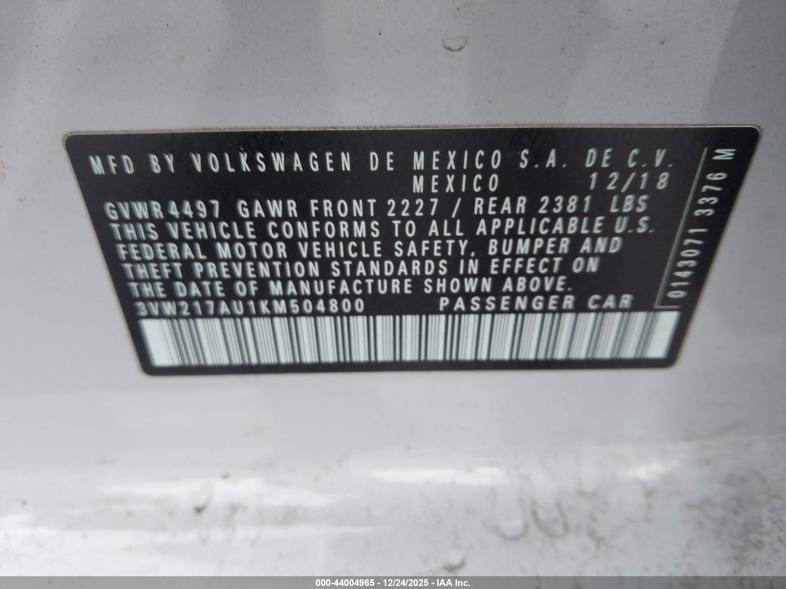 VOLKSWAGEN GOLF image 9