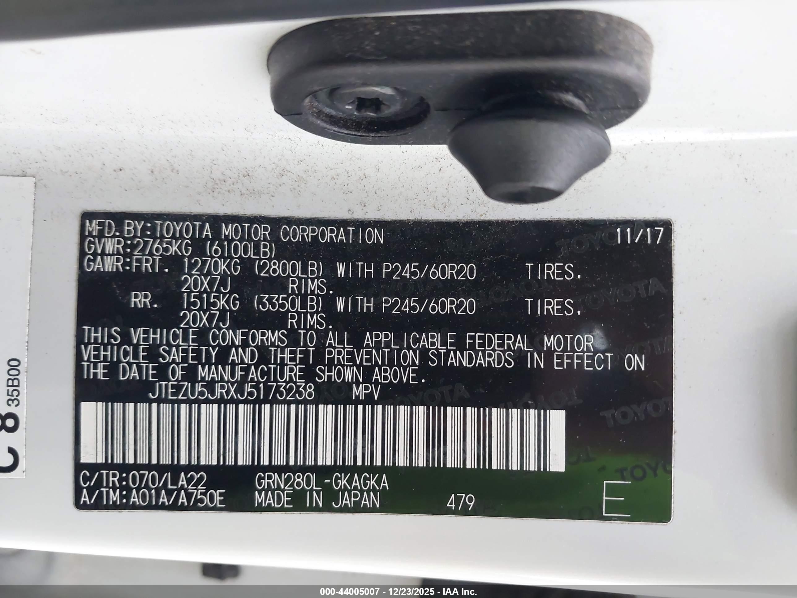 TOYOTA 4RUNNER image 9