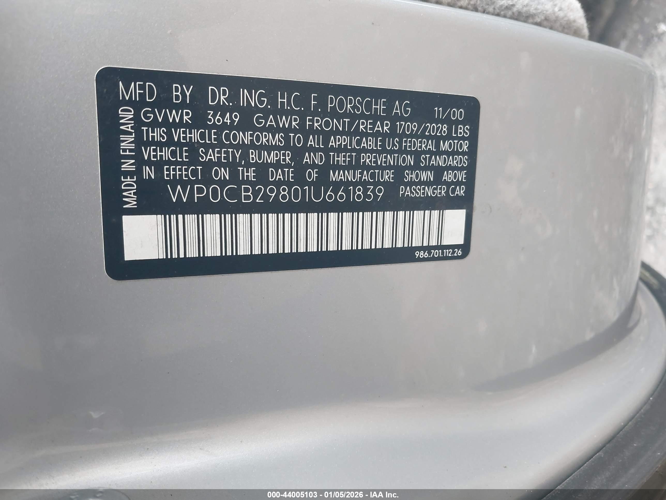 PORSCHE BOXSTER image 9