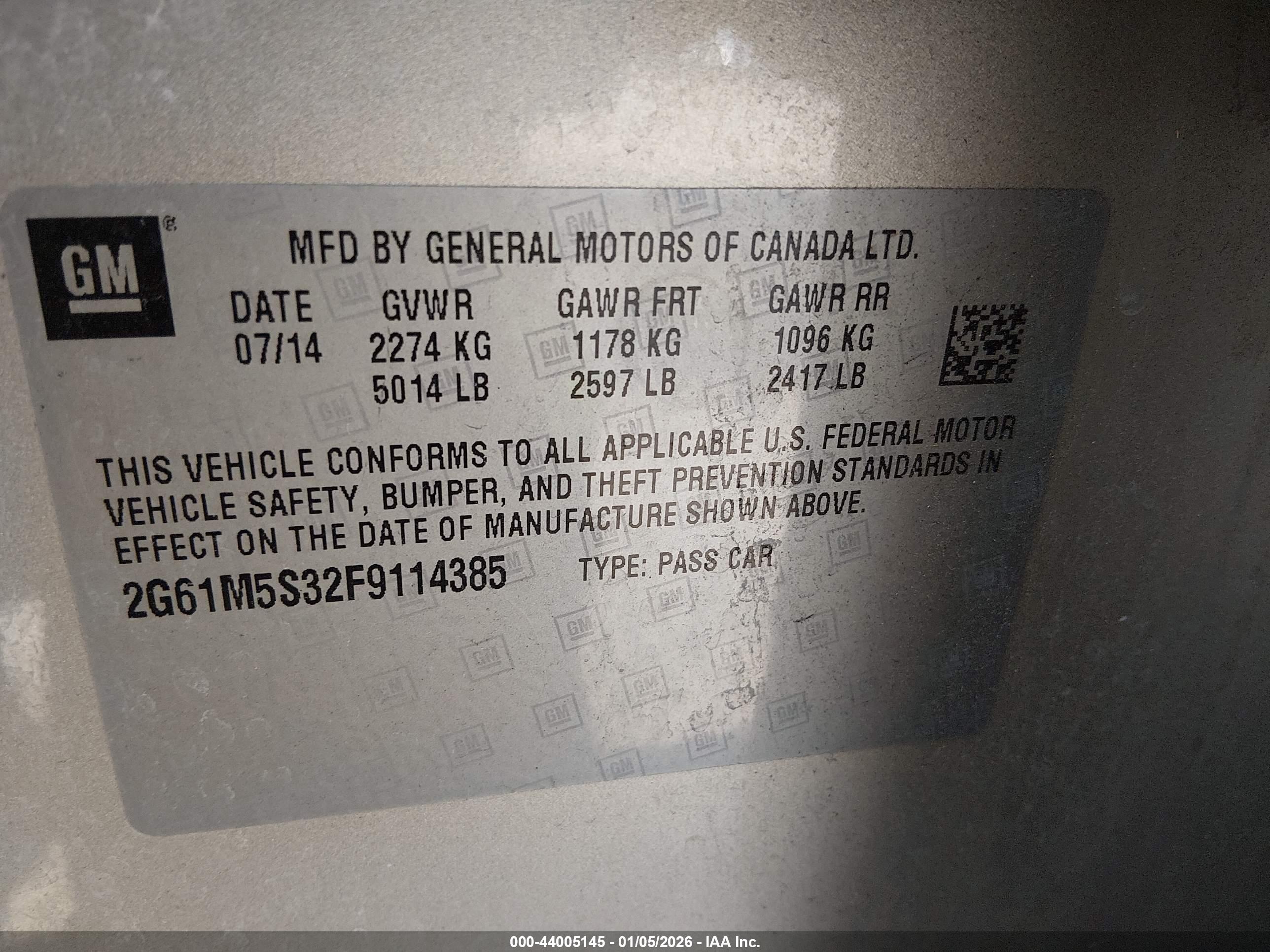 CADILLAC XTS image 9