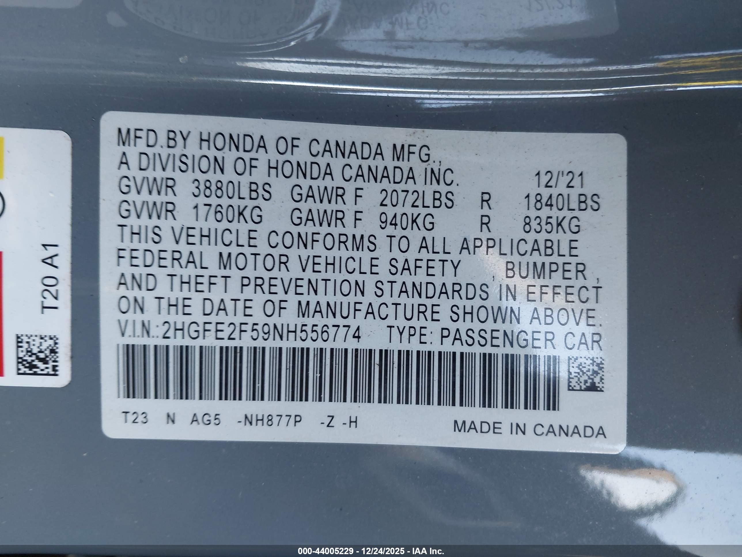 HONDA CIVIC image 9