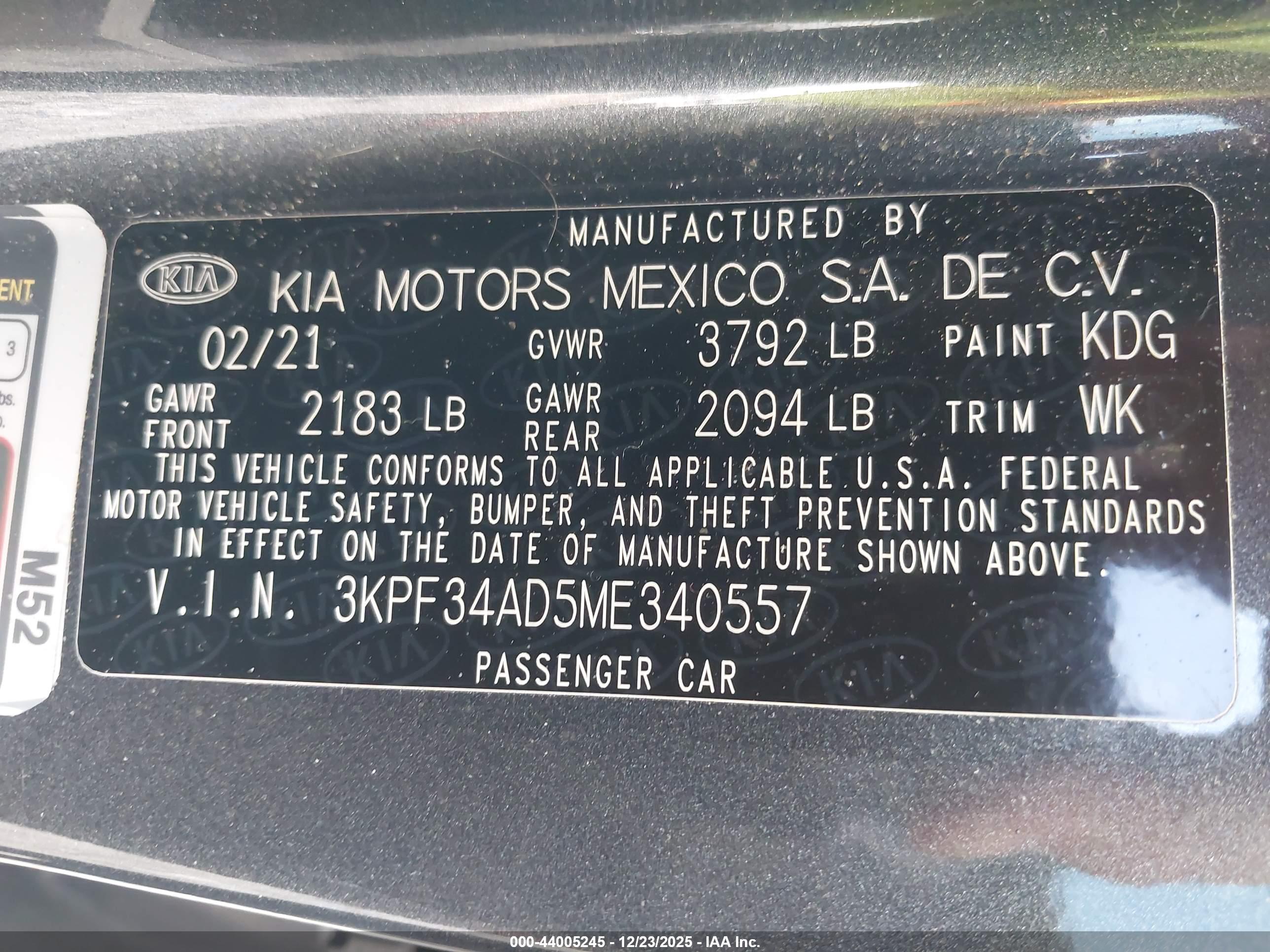 KIA FORTE image 9