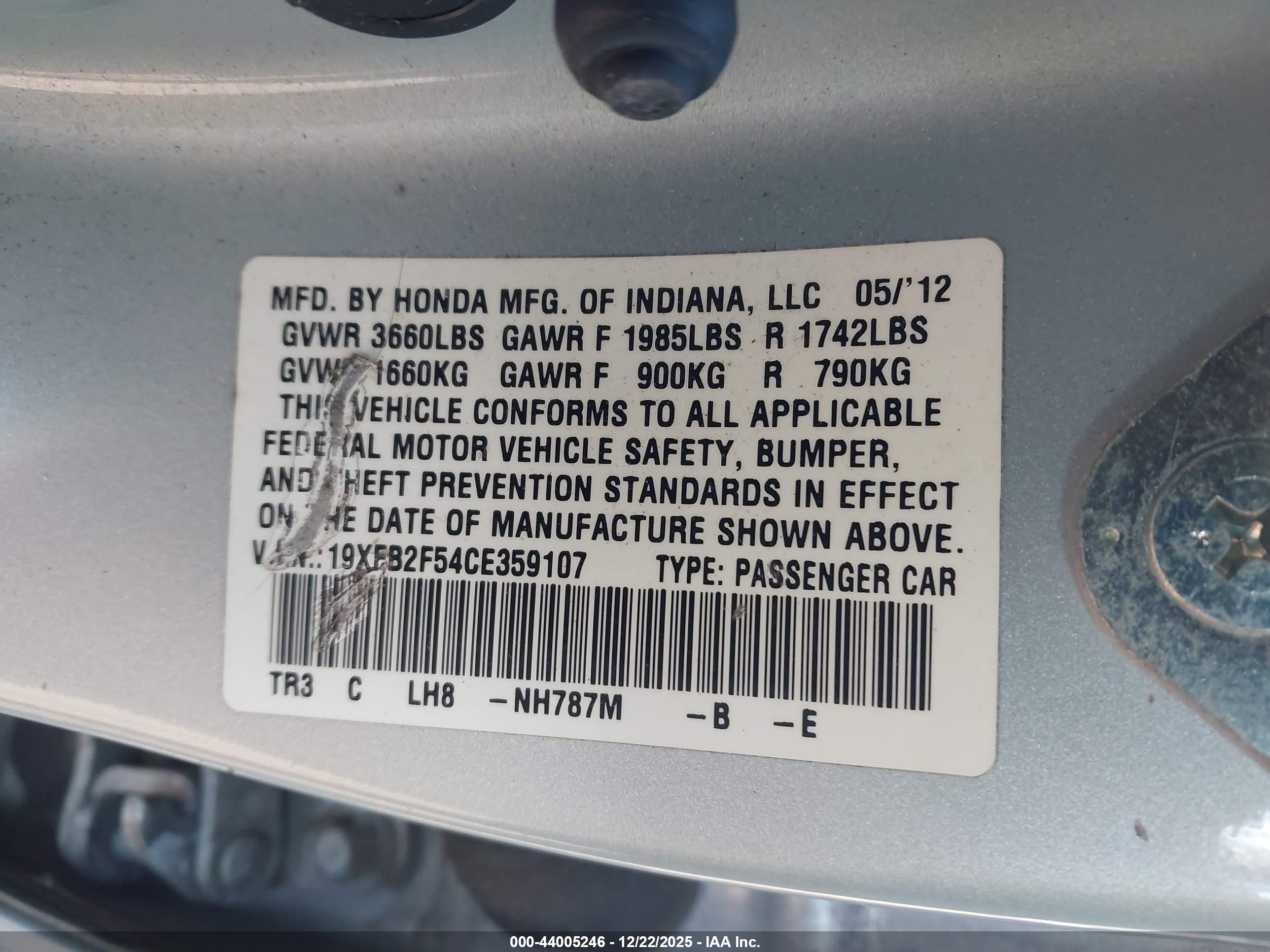 HONDA CIVIC image 9