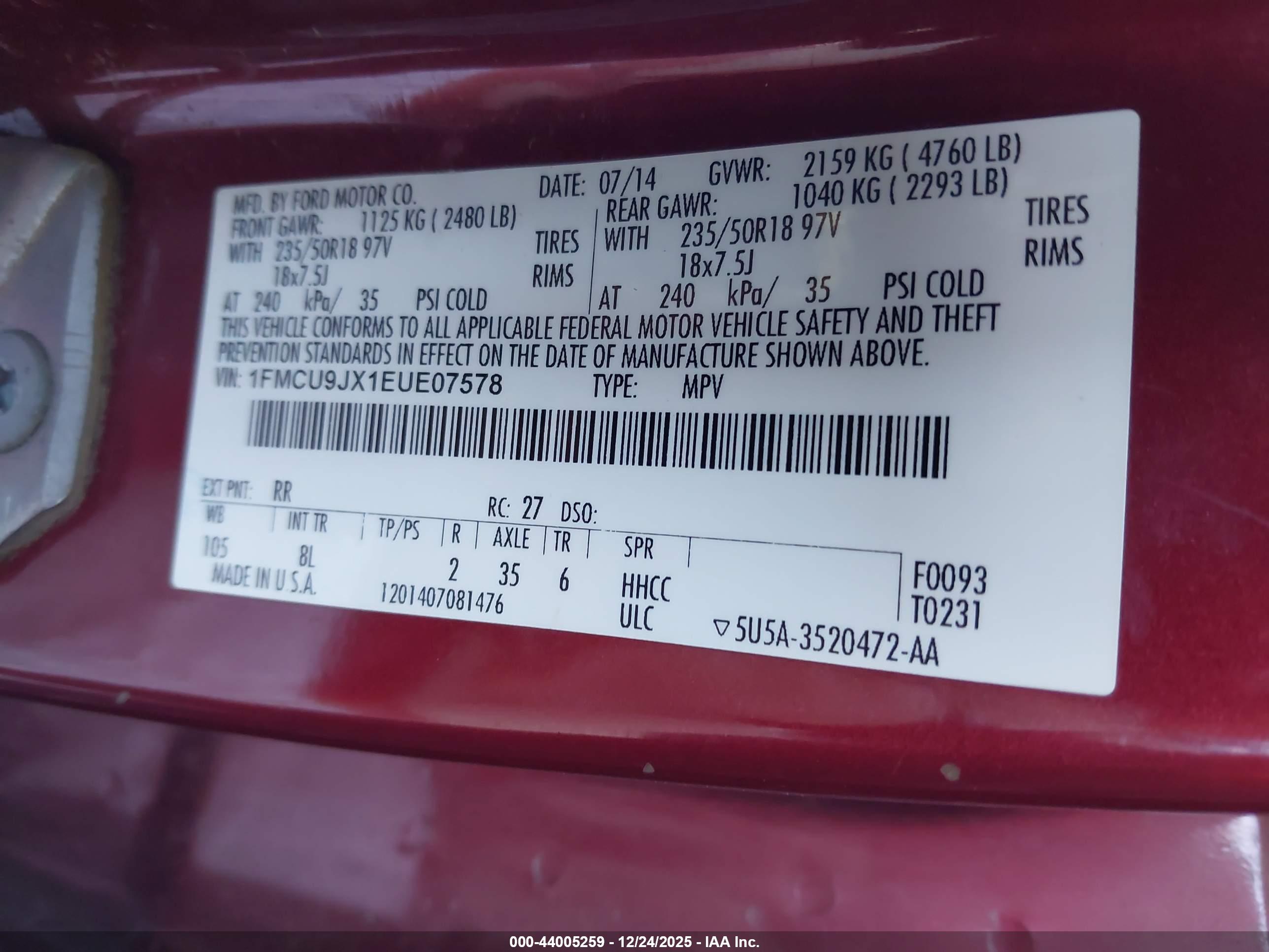FORD ESCAPE image 9