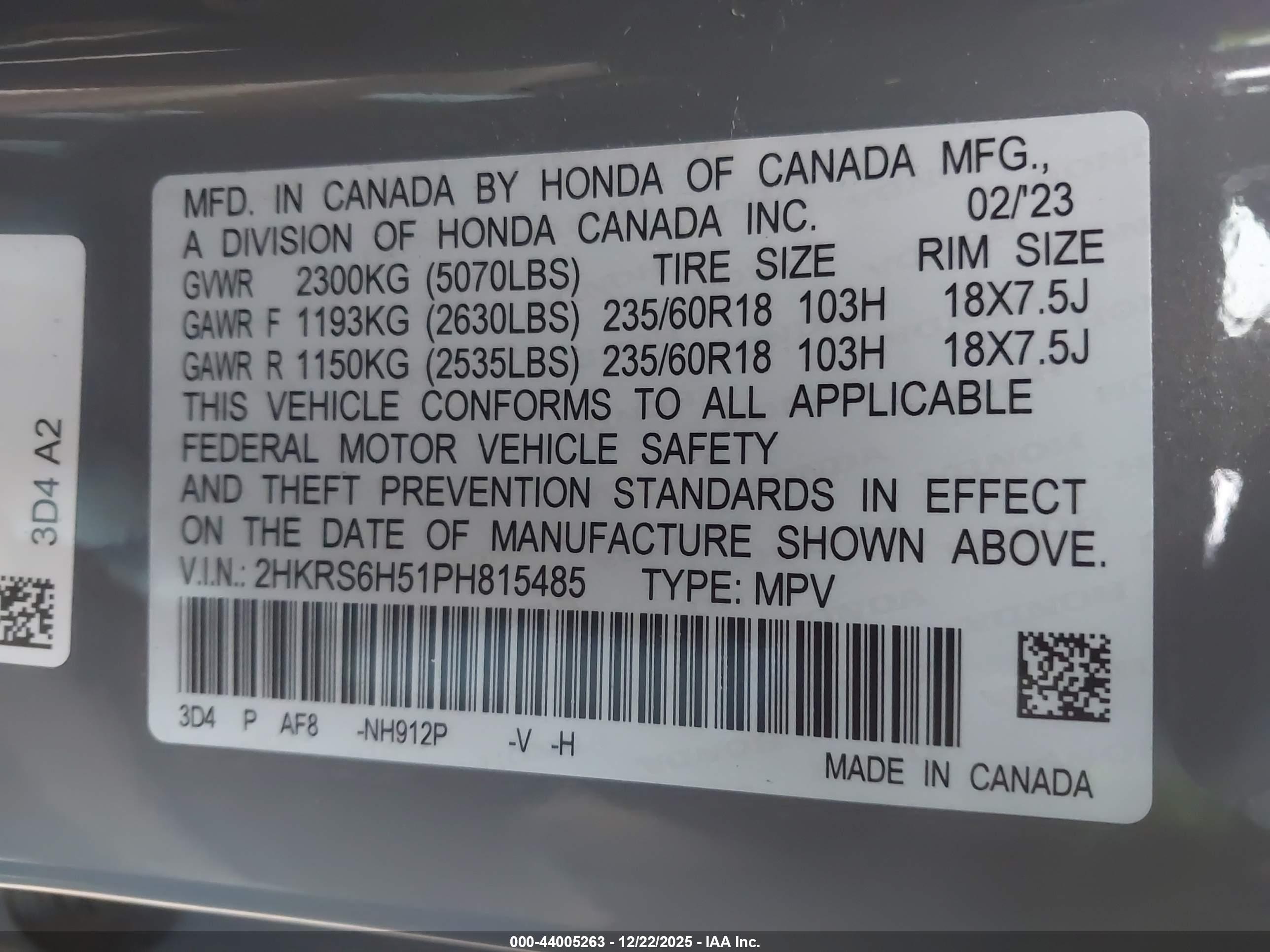 HONDA CR-V image 9