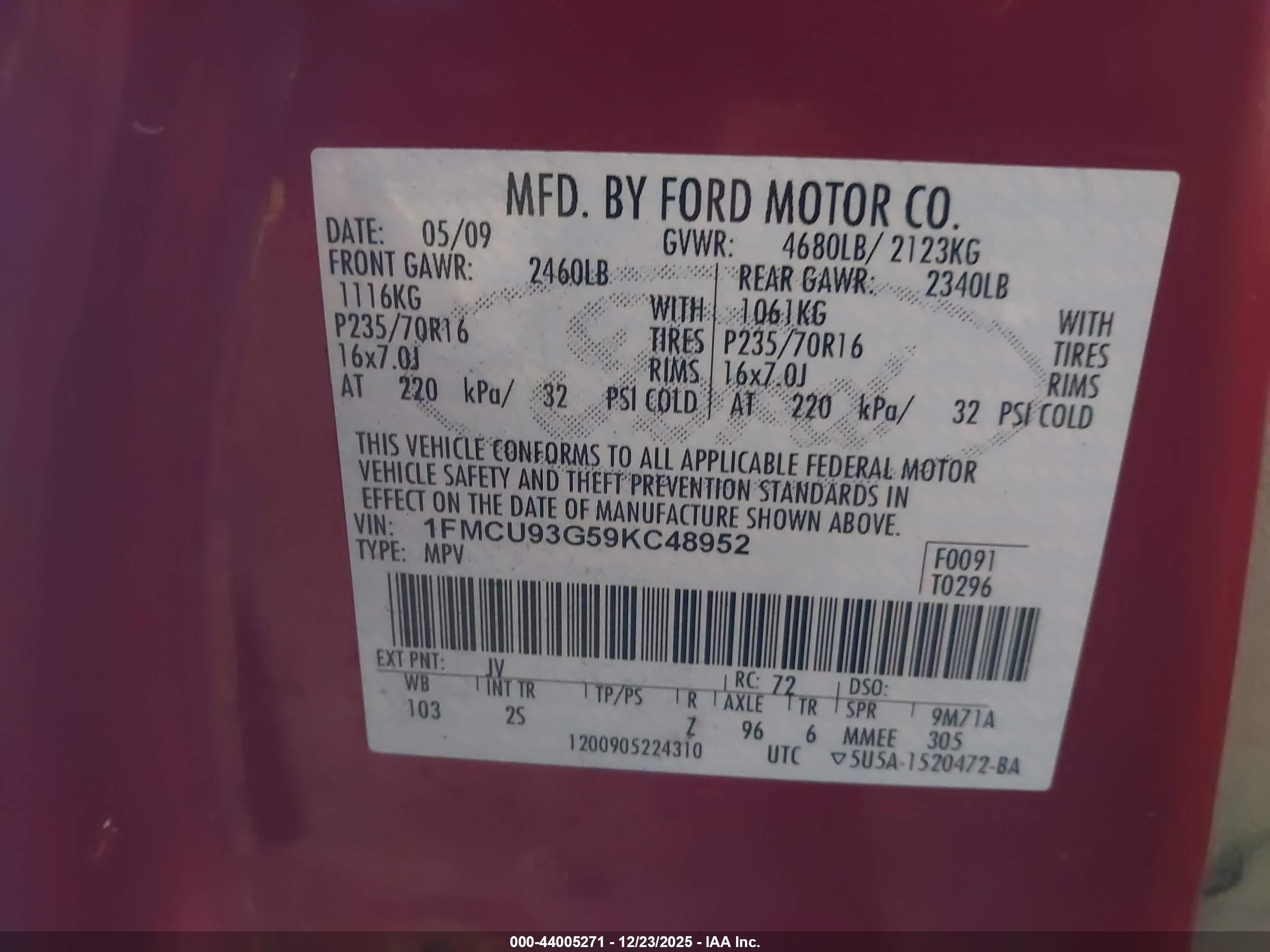 FORD ESCAPE image 9