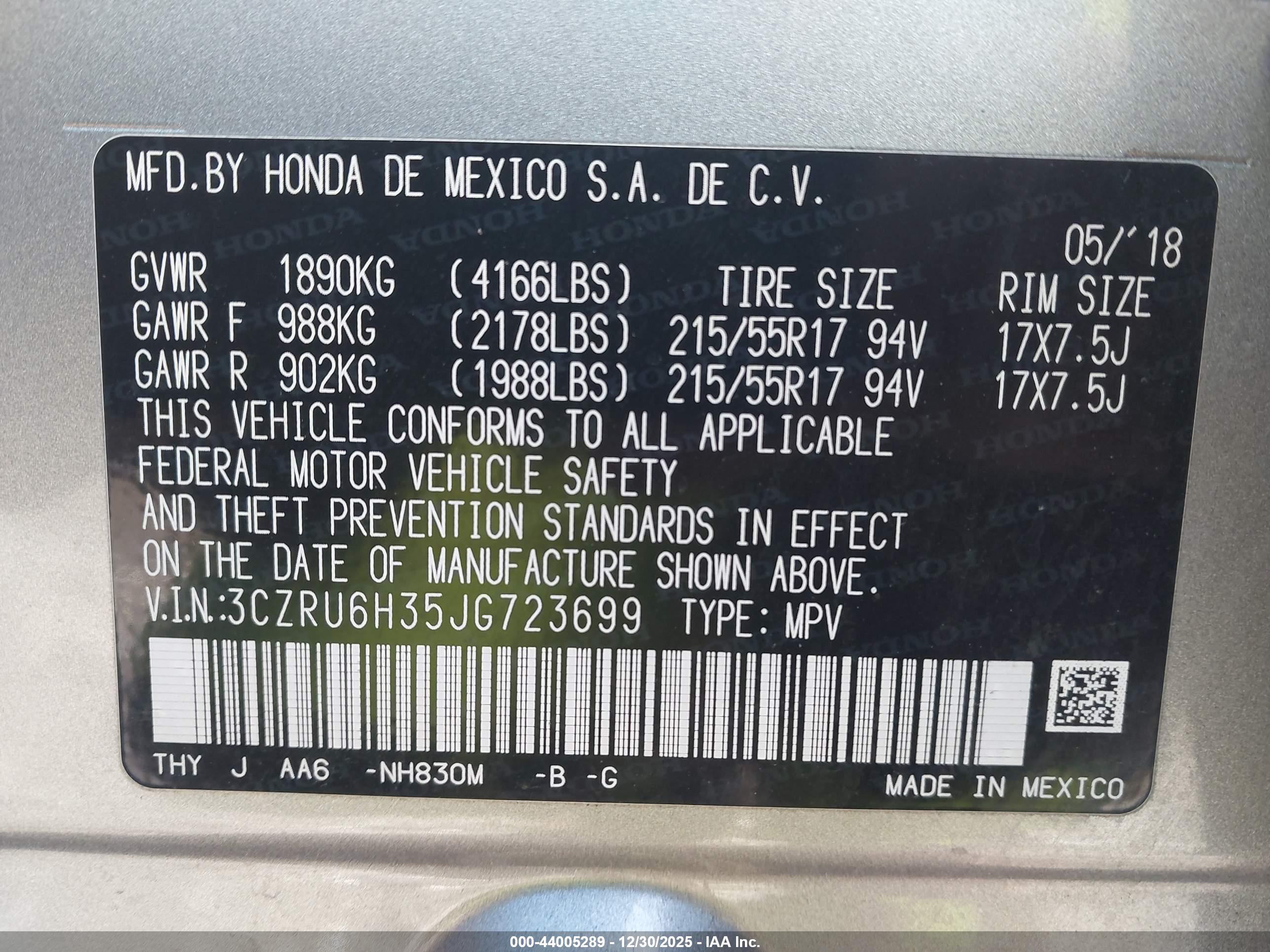 HONDA HR-V image 9