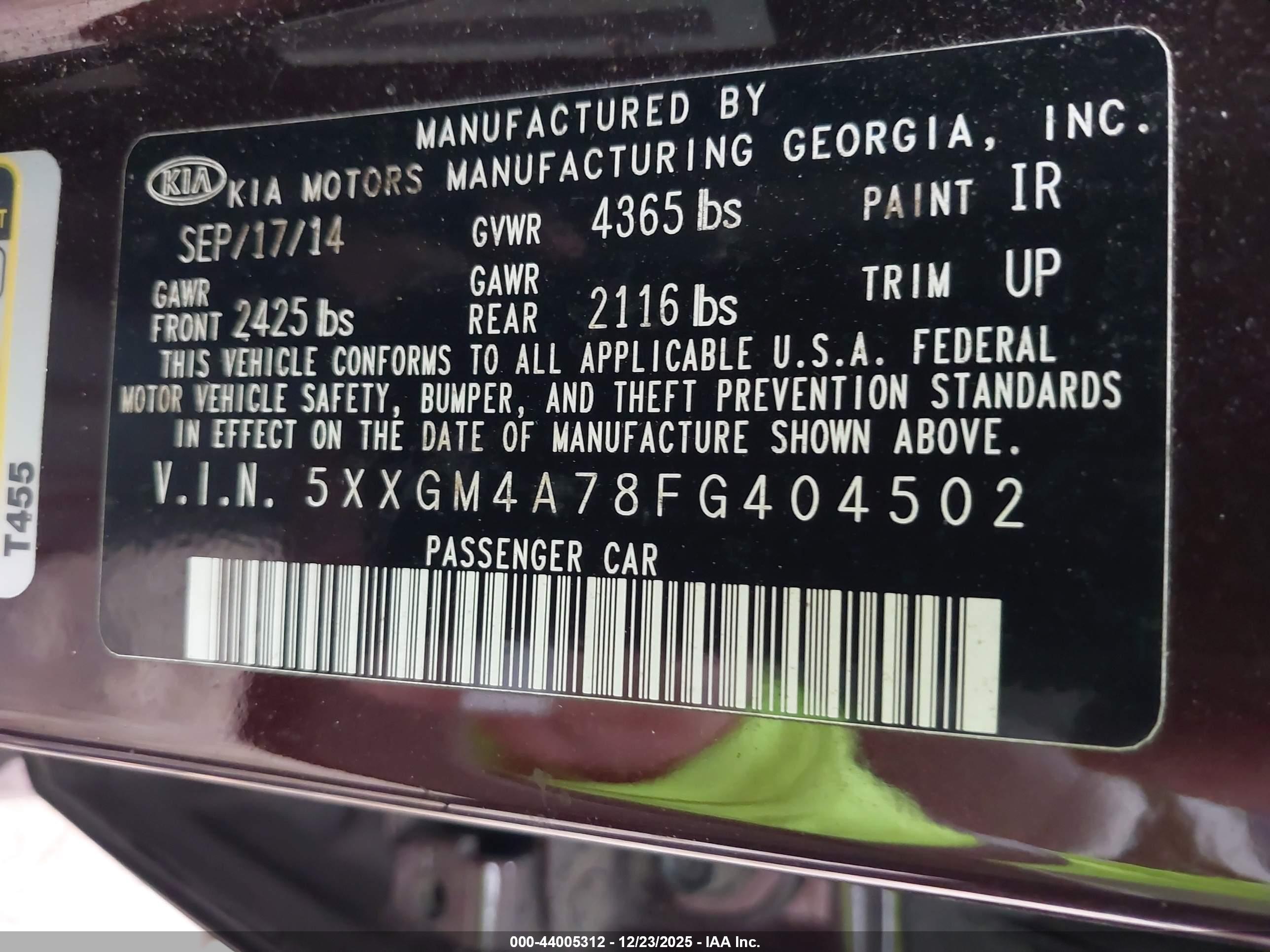 KIA OPTIMA image 9