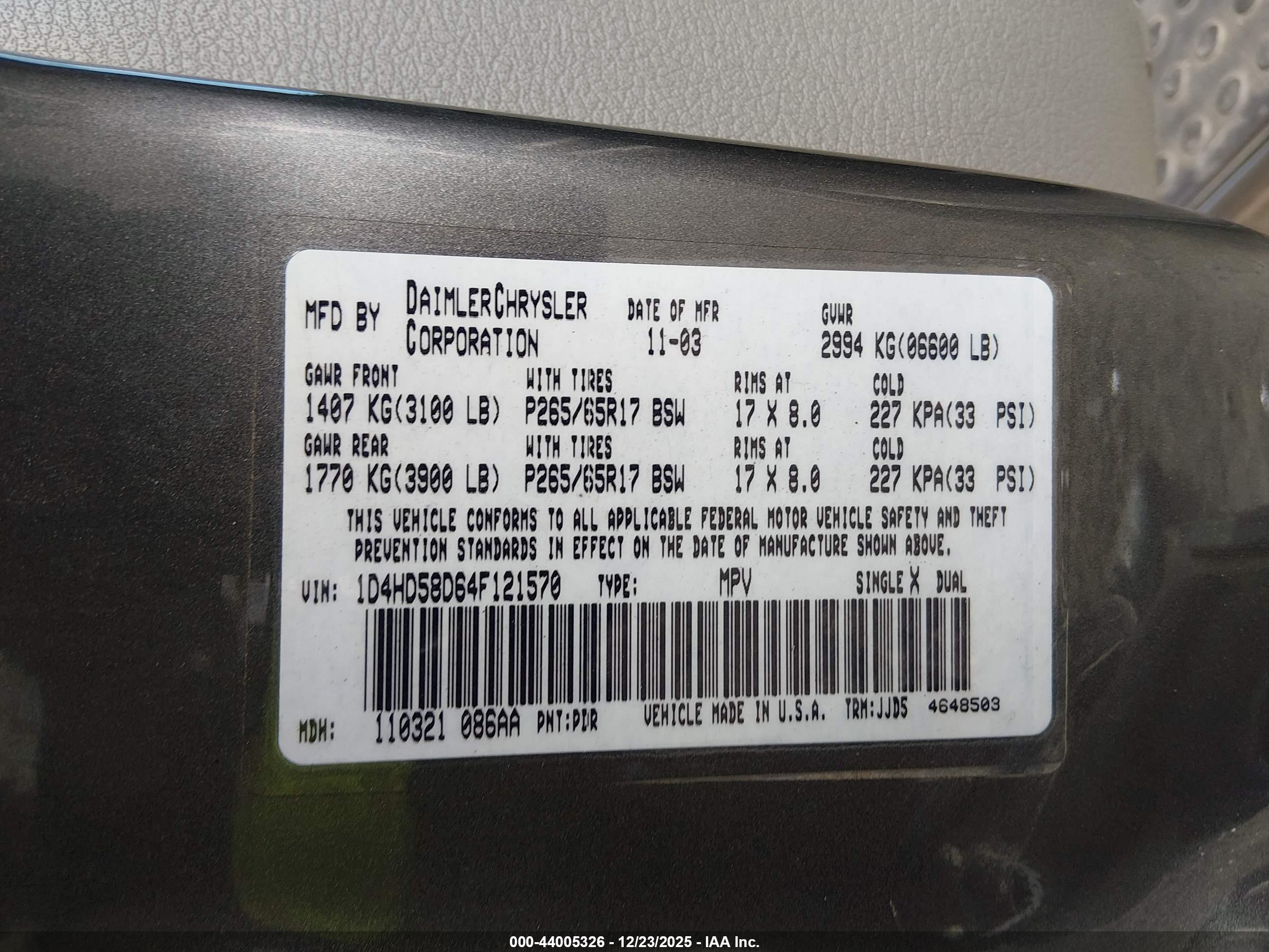 DODGE DURANGO image 9