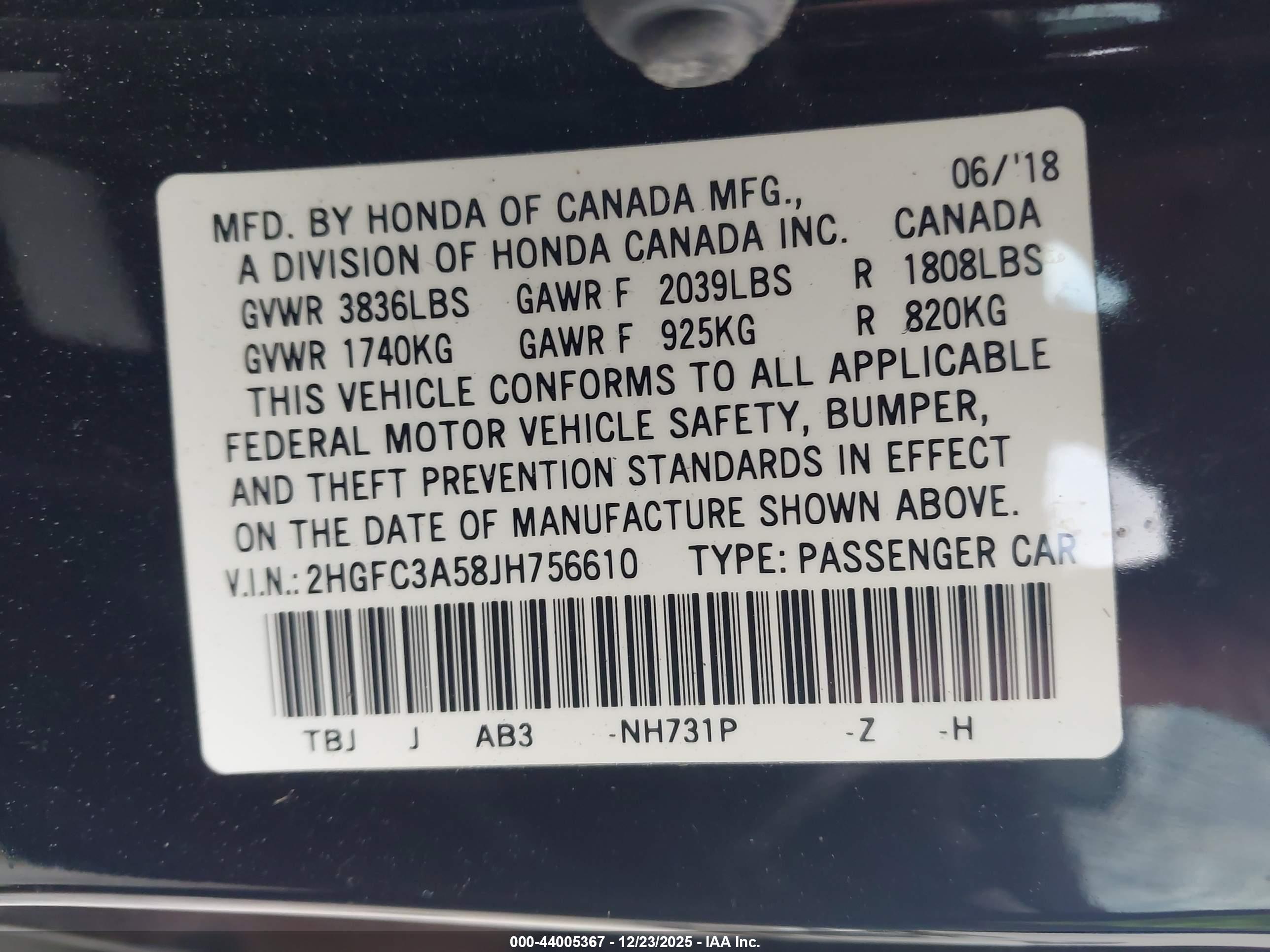 HONDA CIVIC image 9