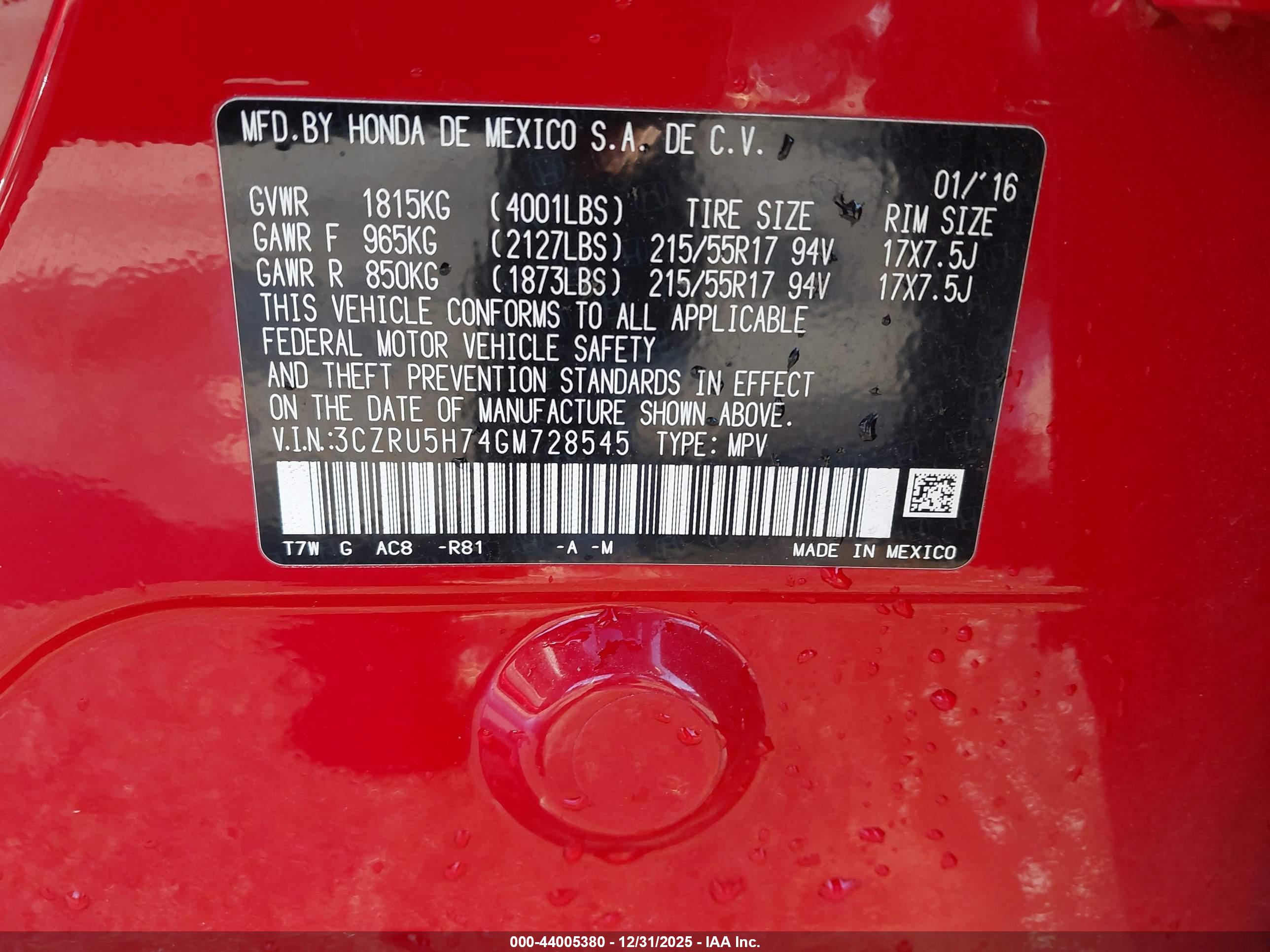 HONDA HR-V image 9