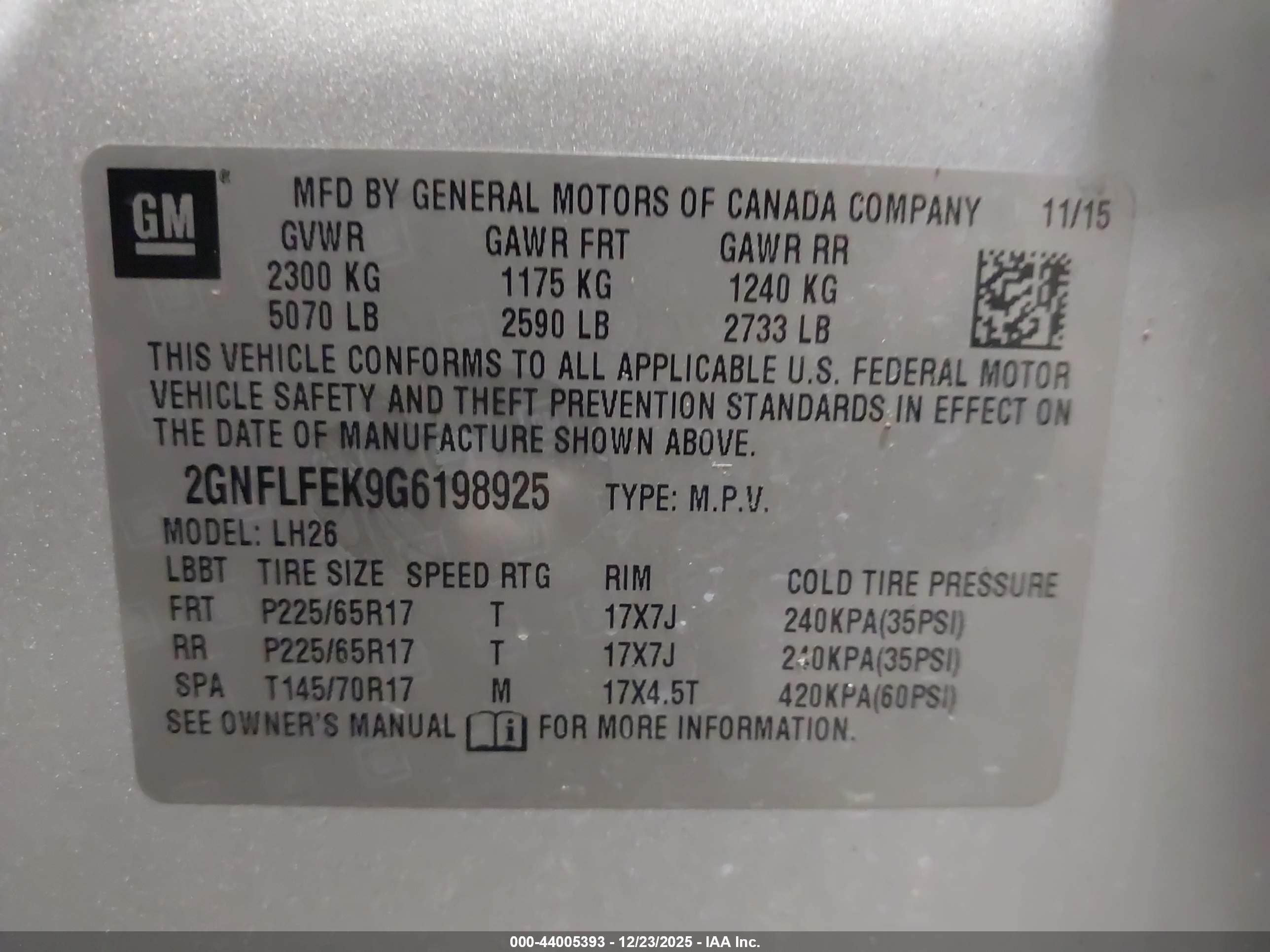 CHEVROLET EQUINOX image 9