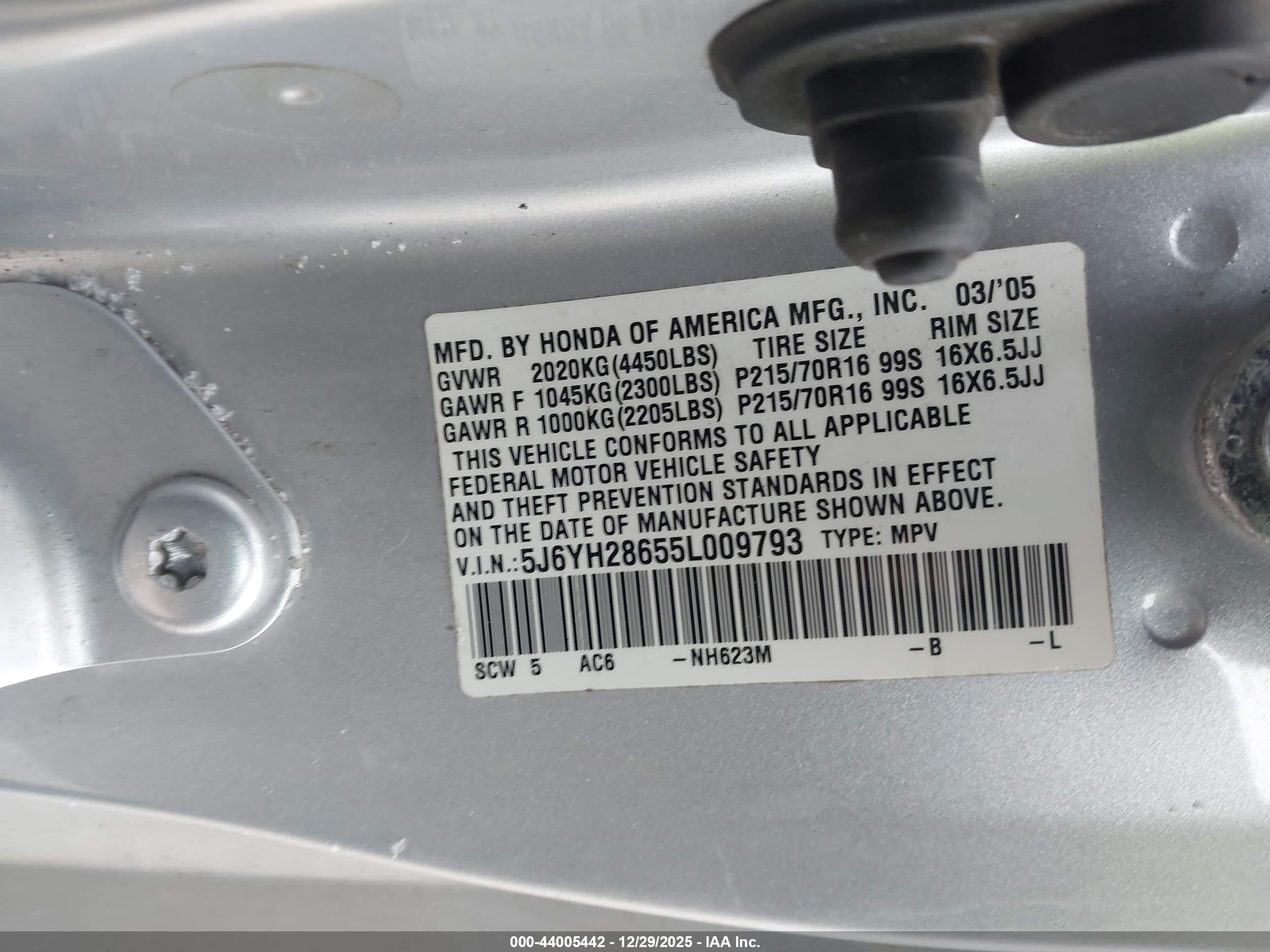 HONDA ELEMENT image 9