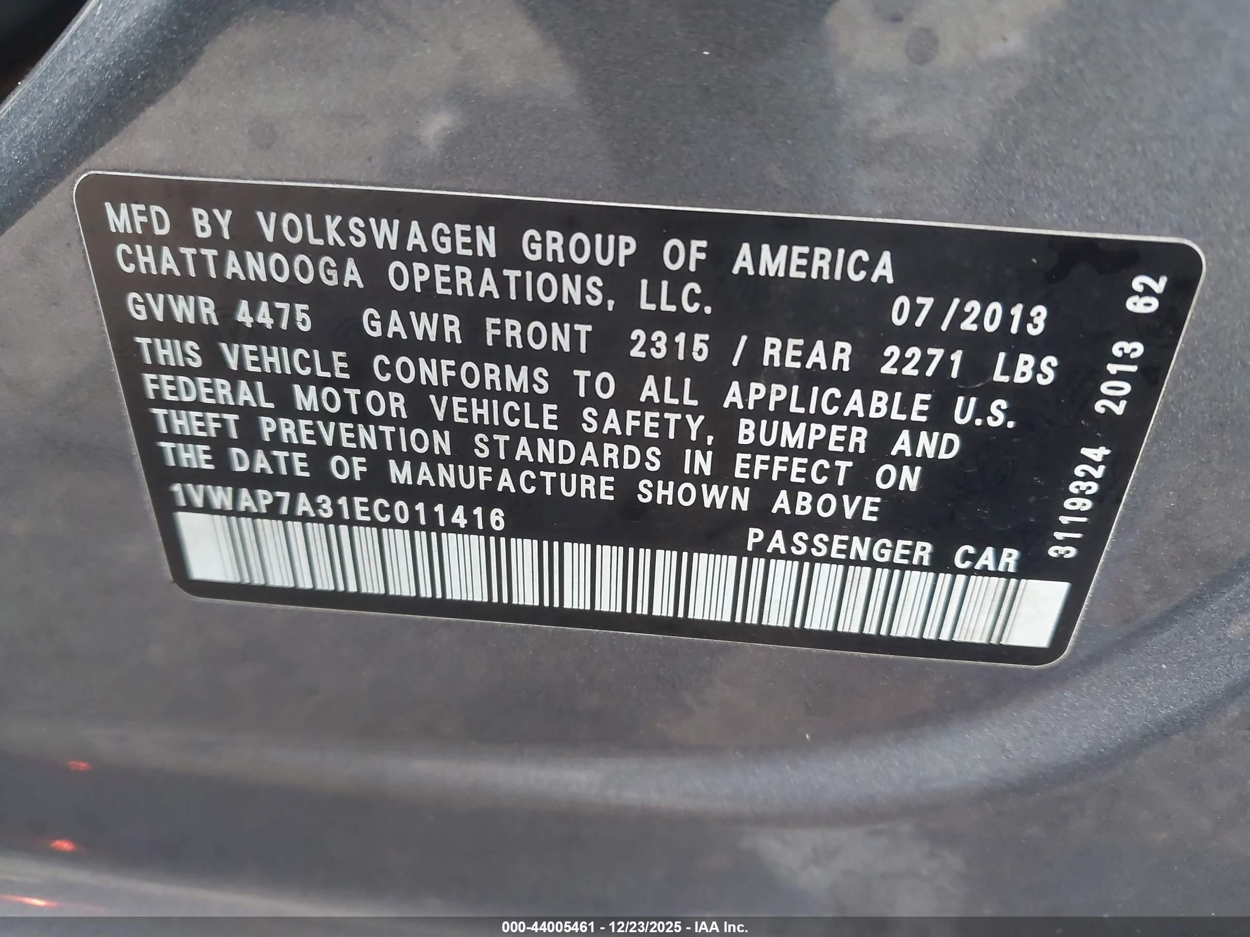 VOLKSWAGEN PASSAT image 9