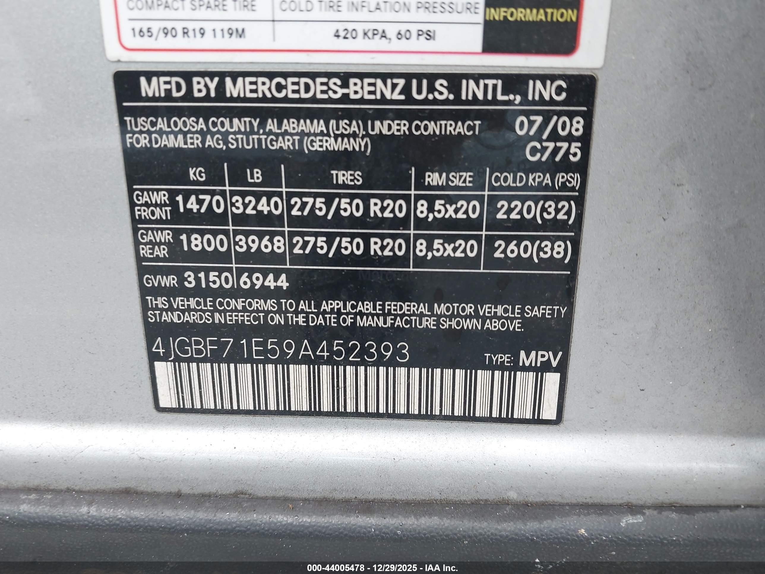 MERCEDES-BENZ GL image 9