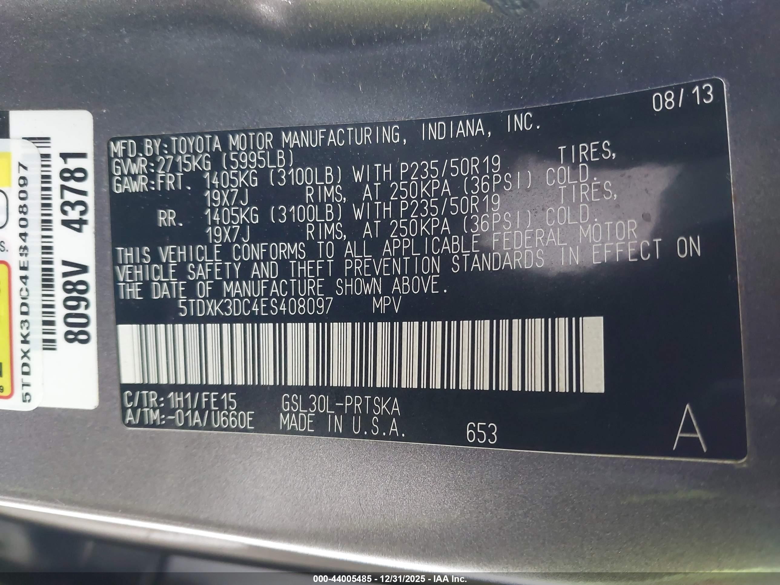 TOYOTA SIENNA image 9