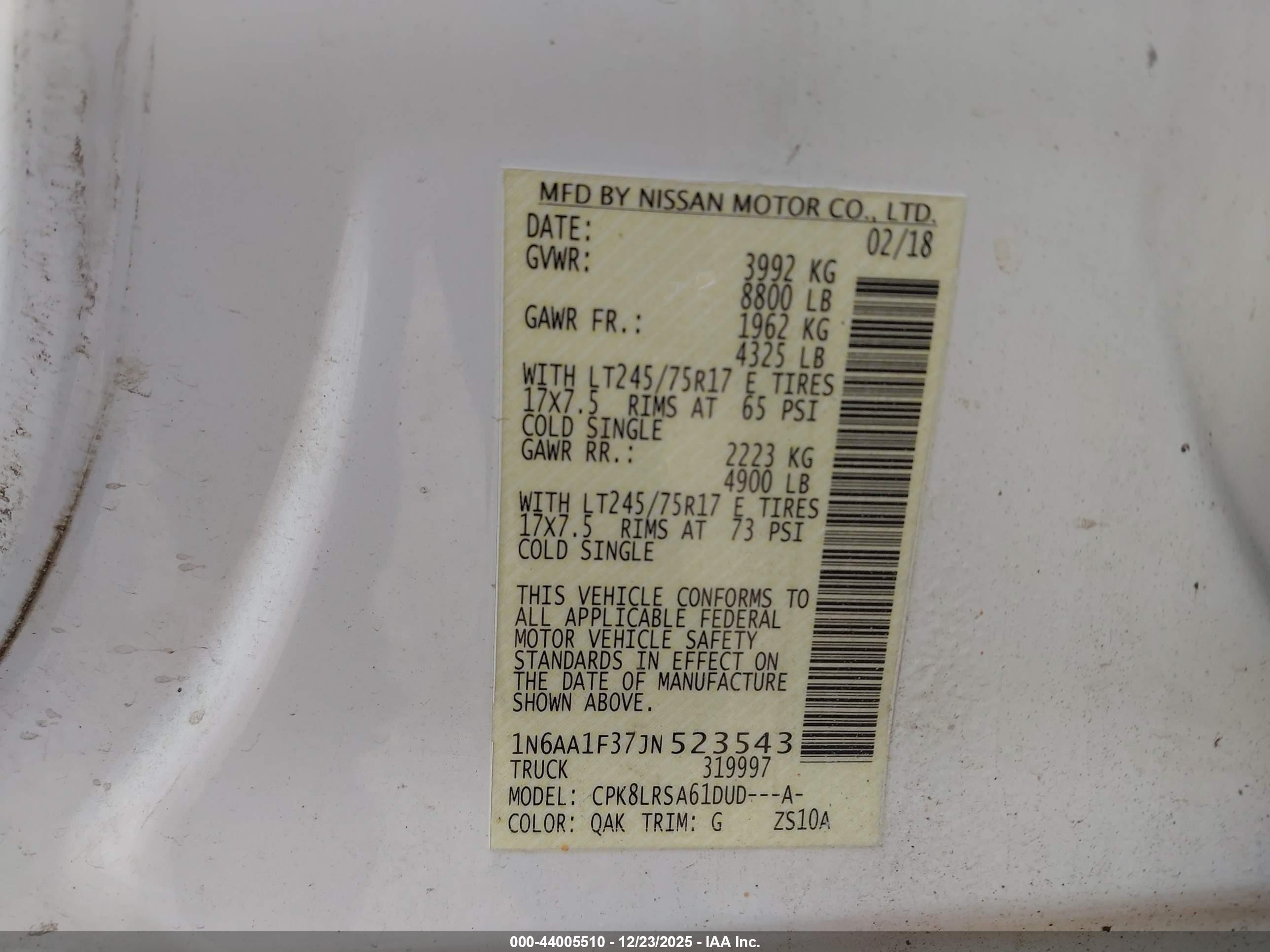 NISSAN TITAN image 9