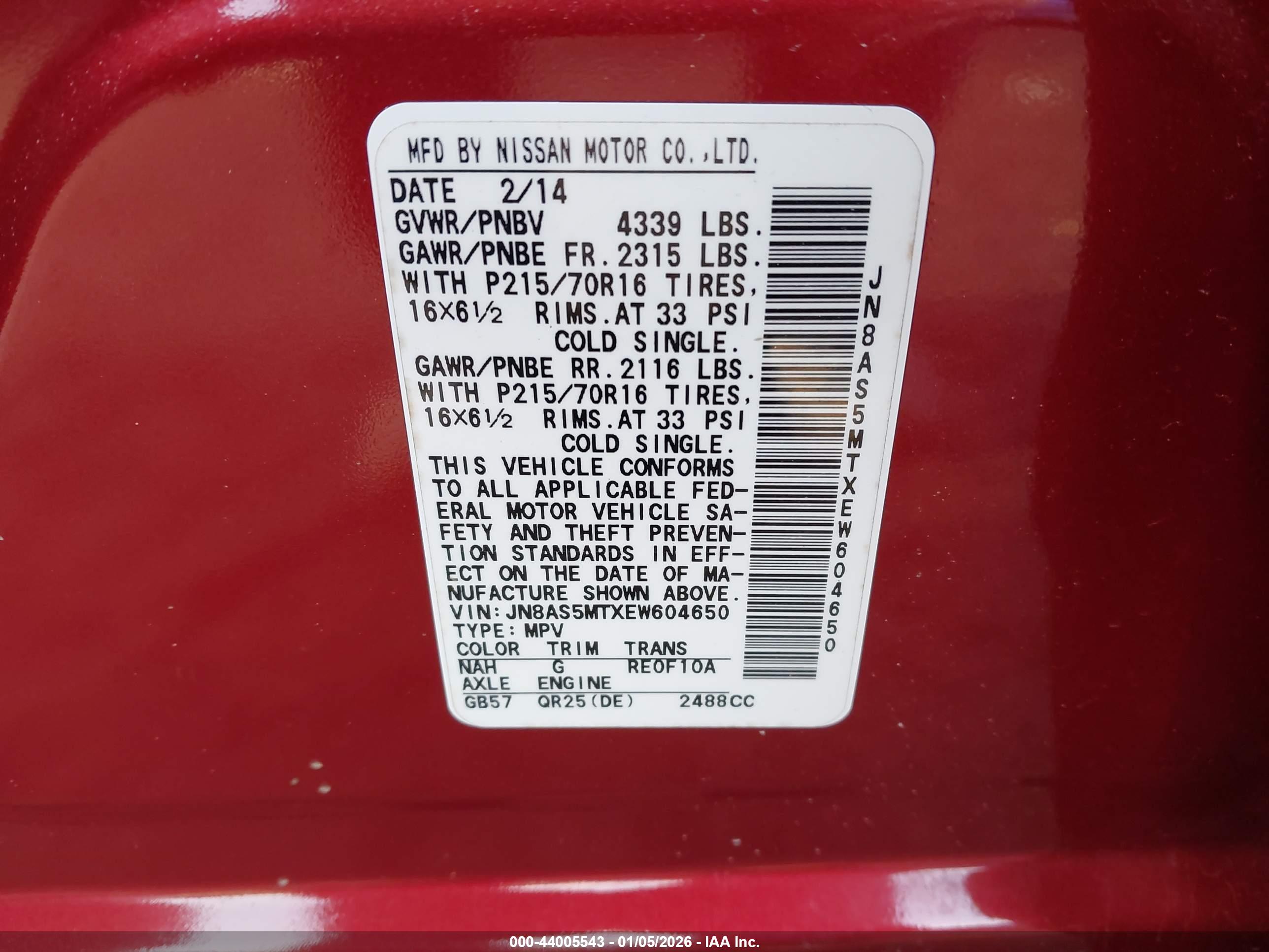 NISSAN ROGUE image 9