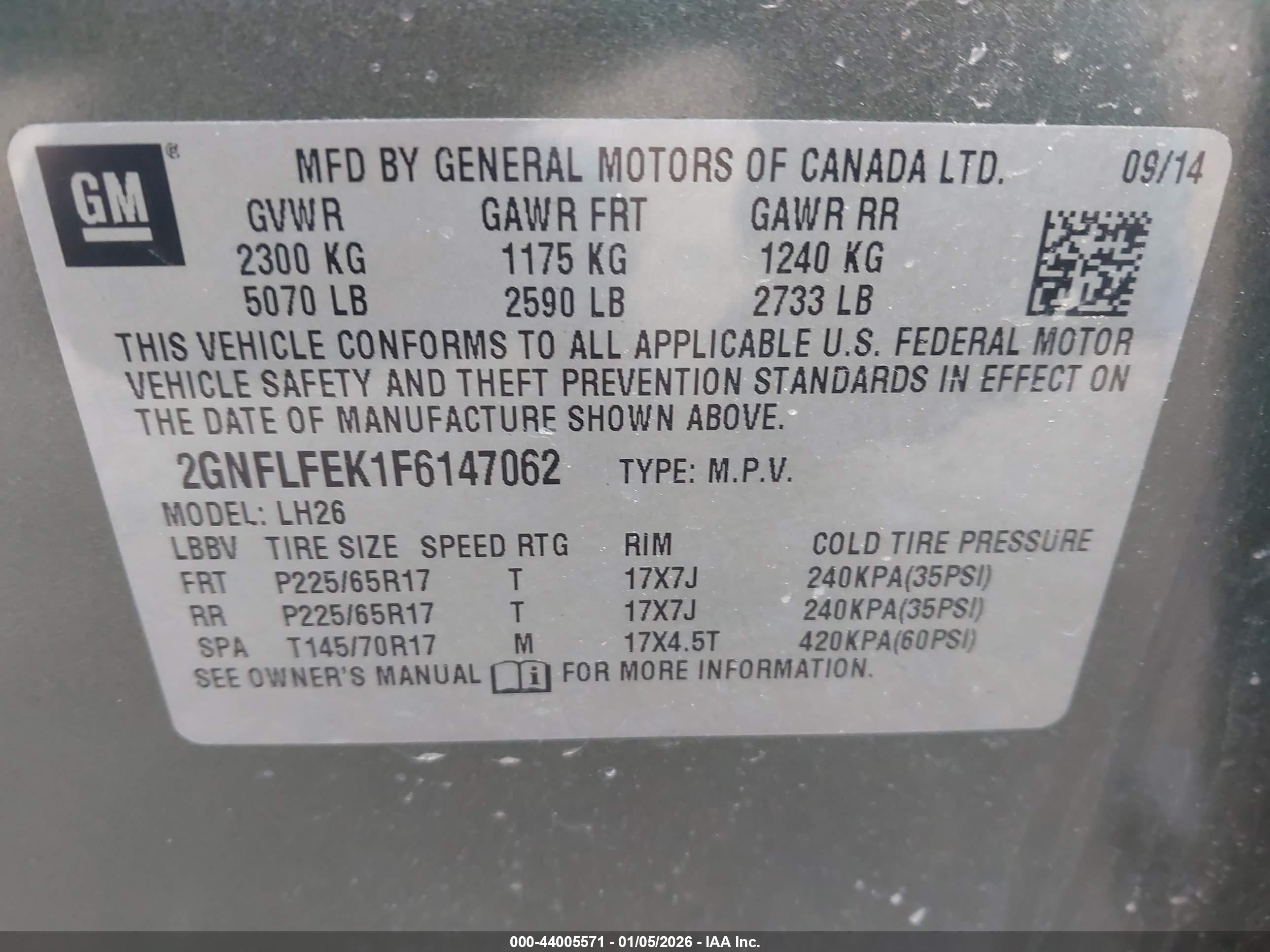 CHEVROLET EQUINOX image 9