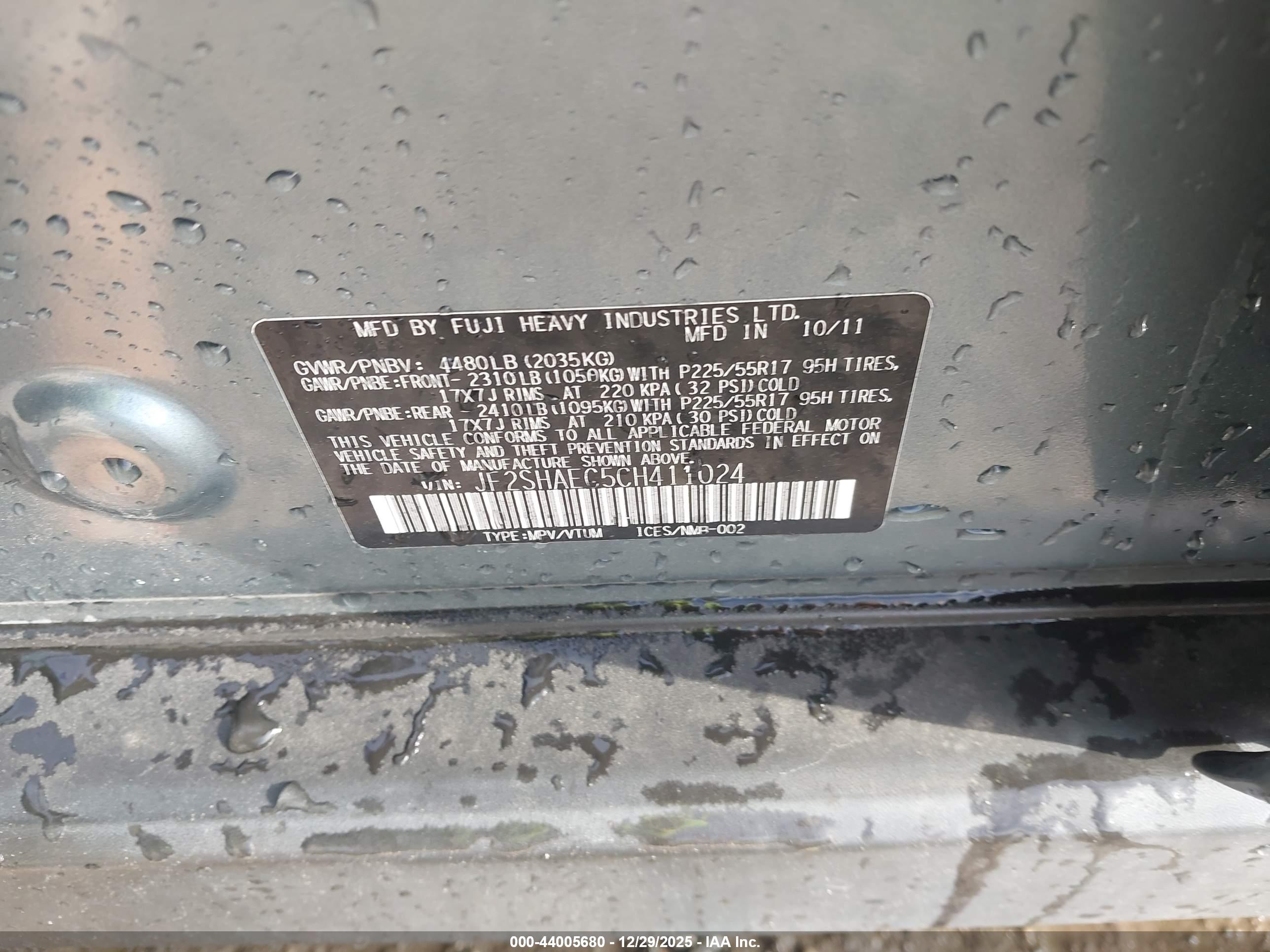 SUBARU FORESTER image 9