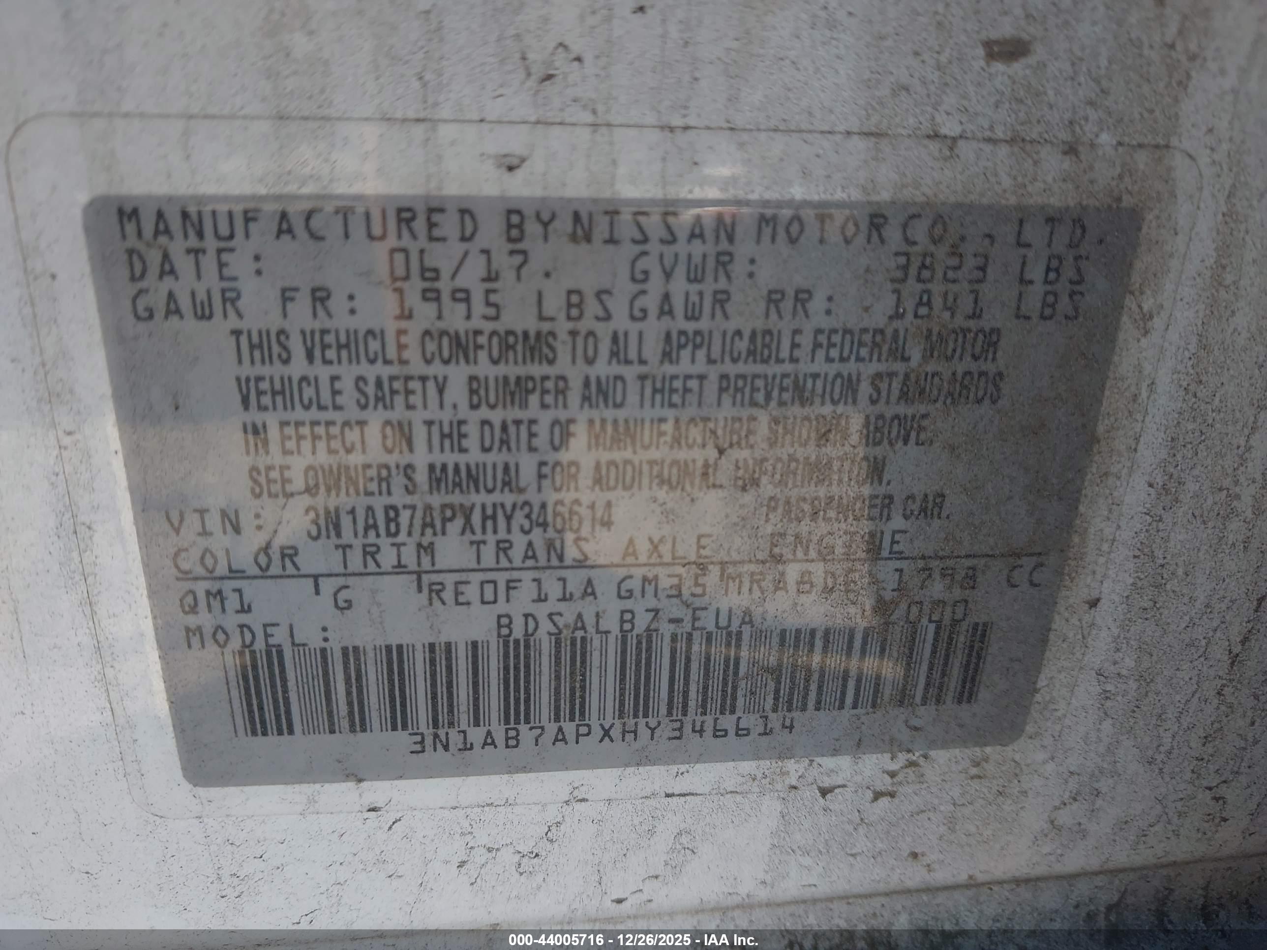 NISSAN SENTRA image 9