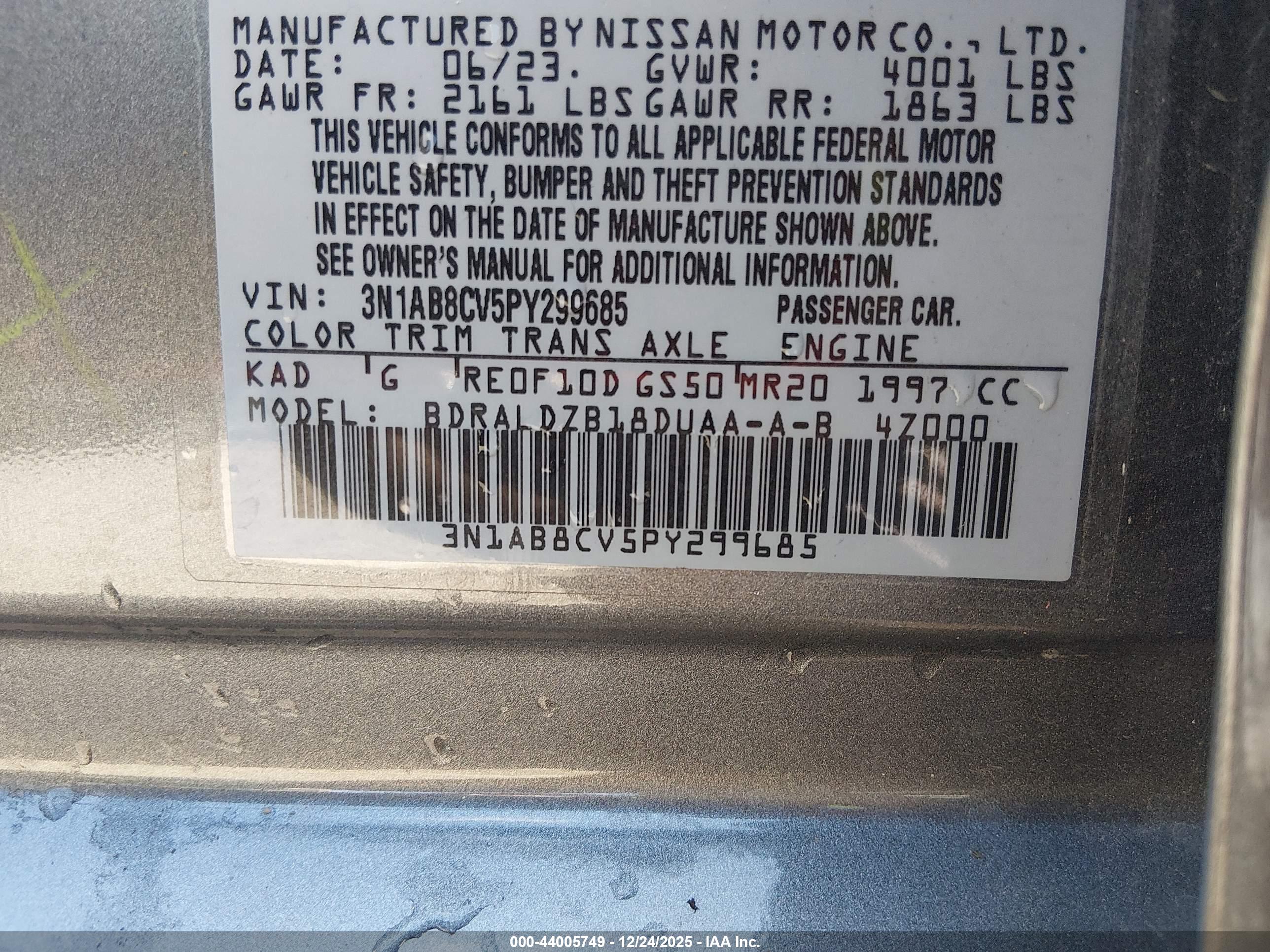 NISSAN SENTRA image 9
