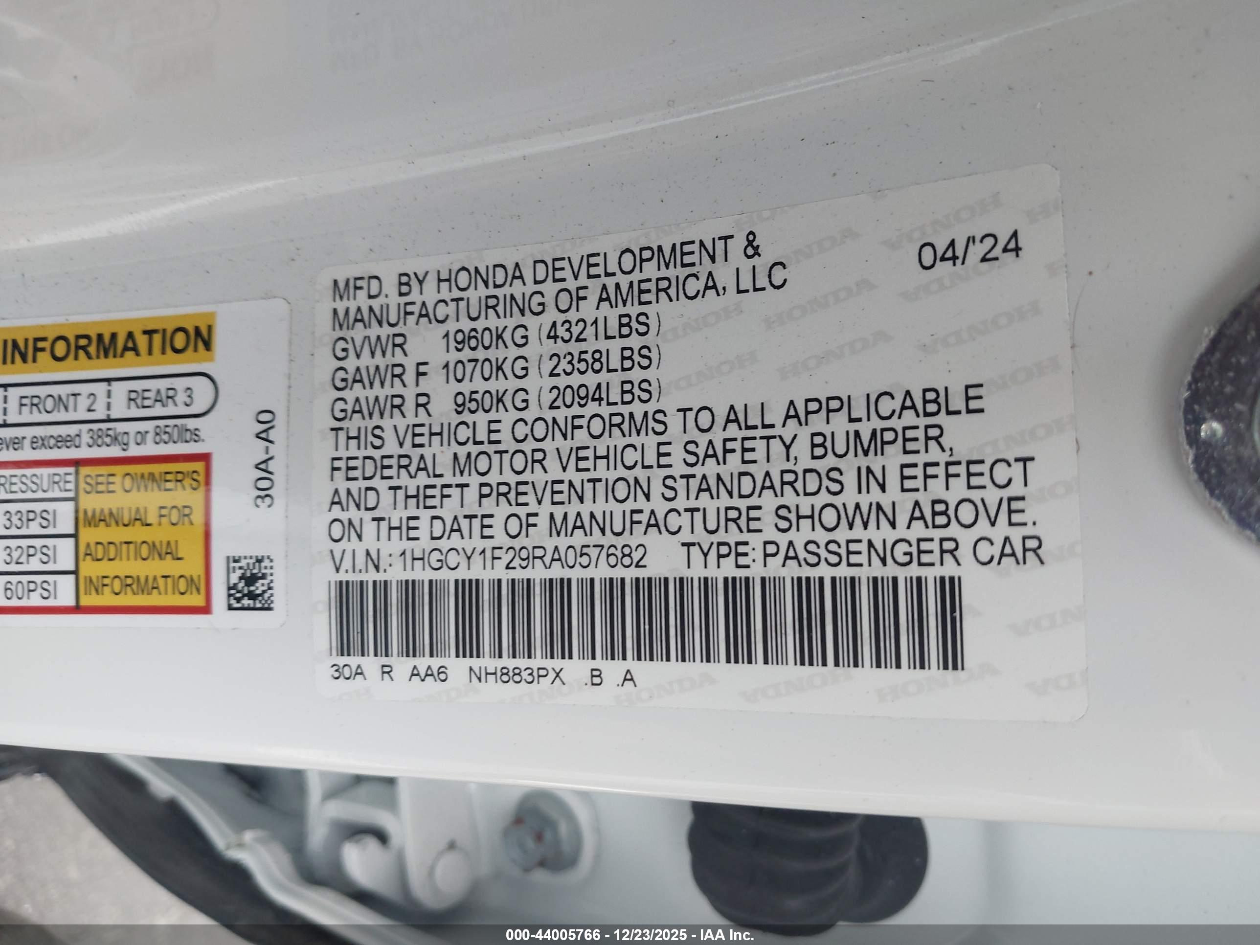 HONDA ACCORD image 9