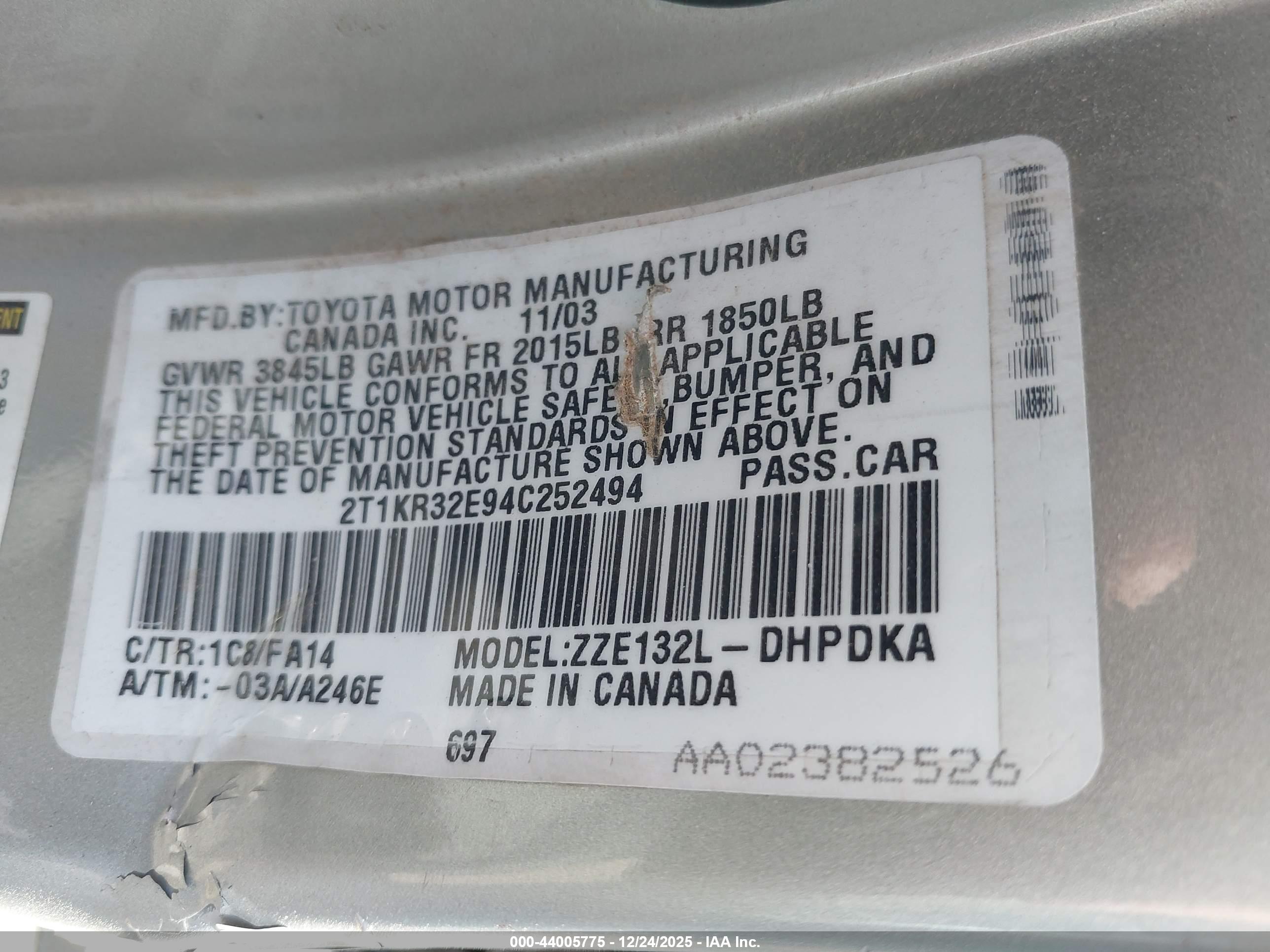 TOYOTA MATRIX image 9