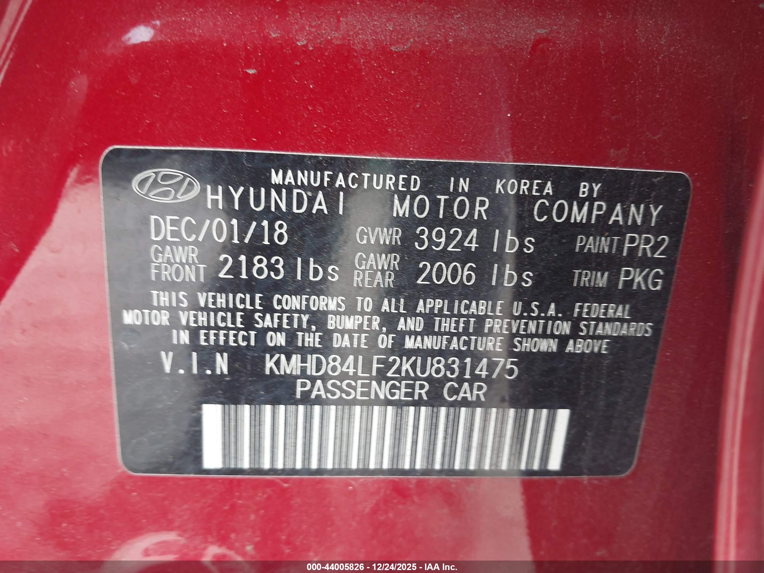 HYUNDAI ELANTRA image 9