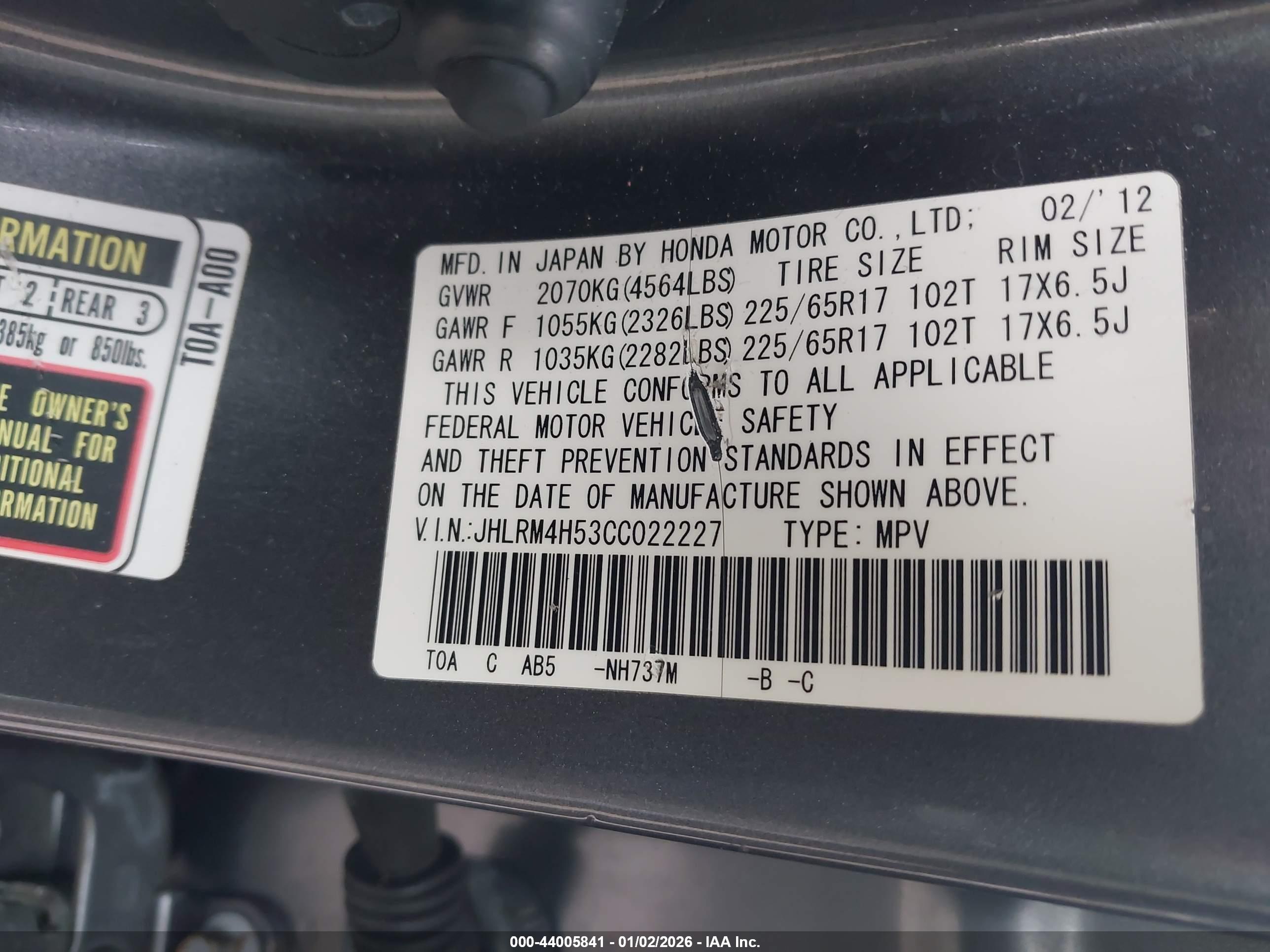 HONDA CR-V image 9