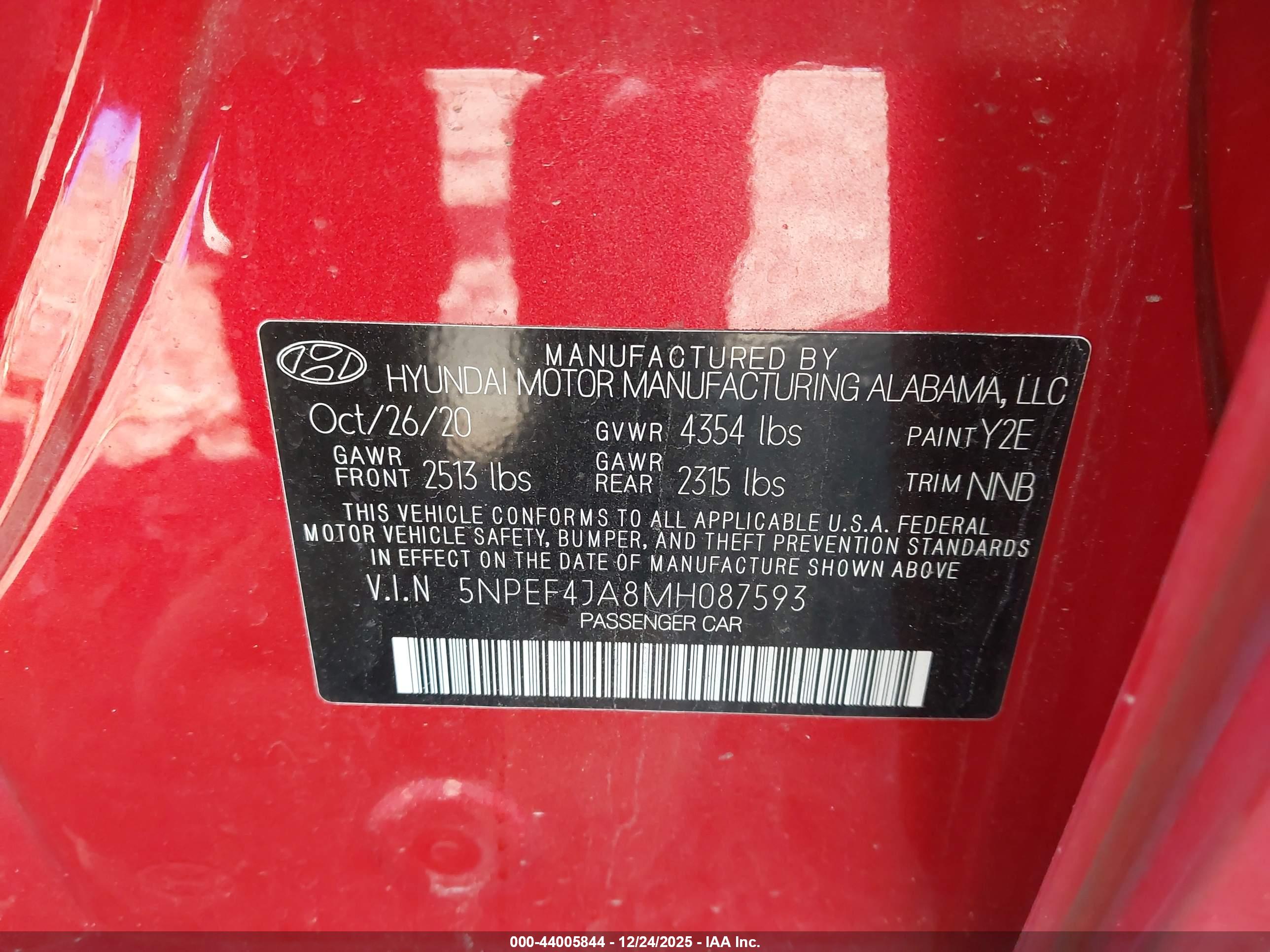 HYUNDAI SONATA image 9