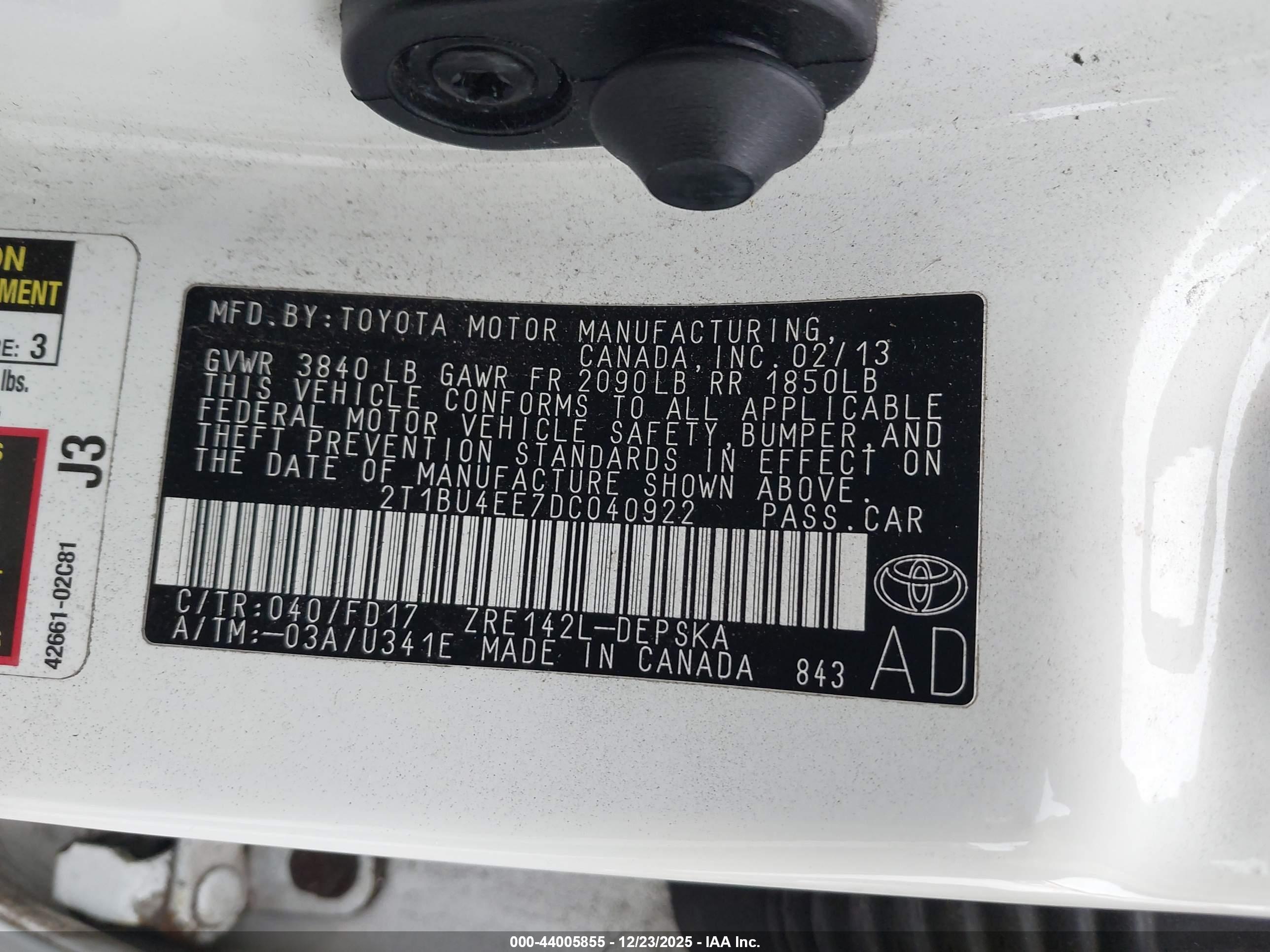 TOYOTA COROLLA image 9