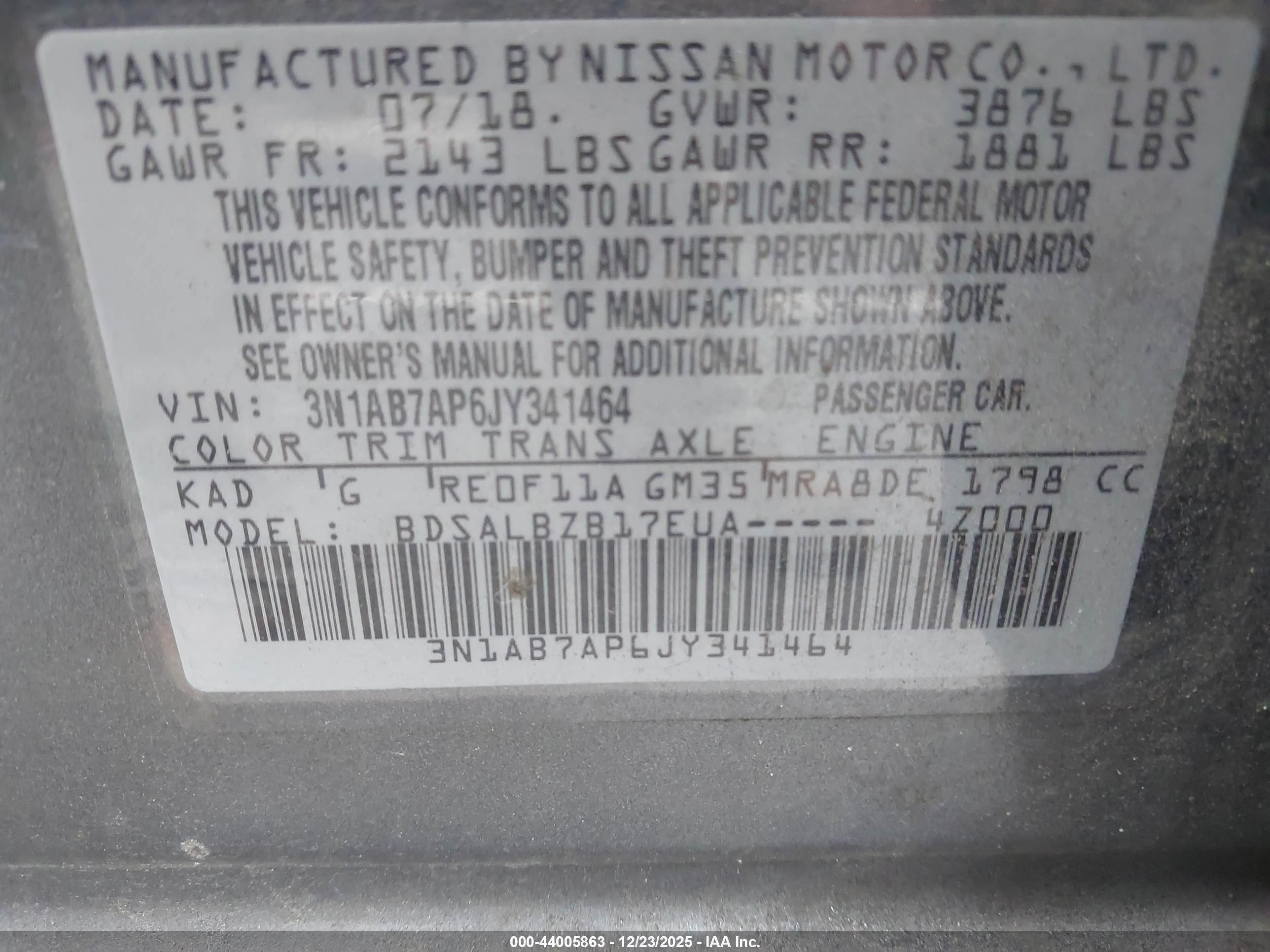 NISSAN SENTRA image 9