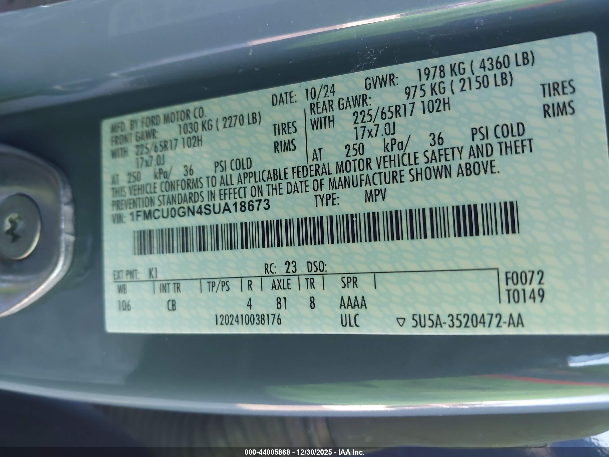 FORD ESCAPE image 9