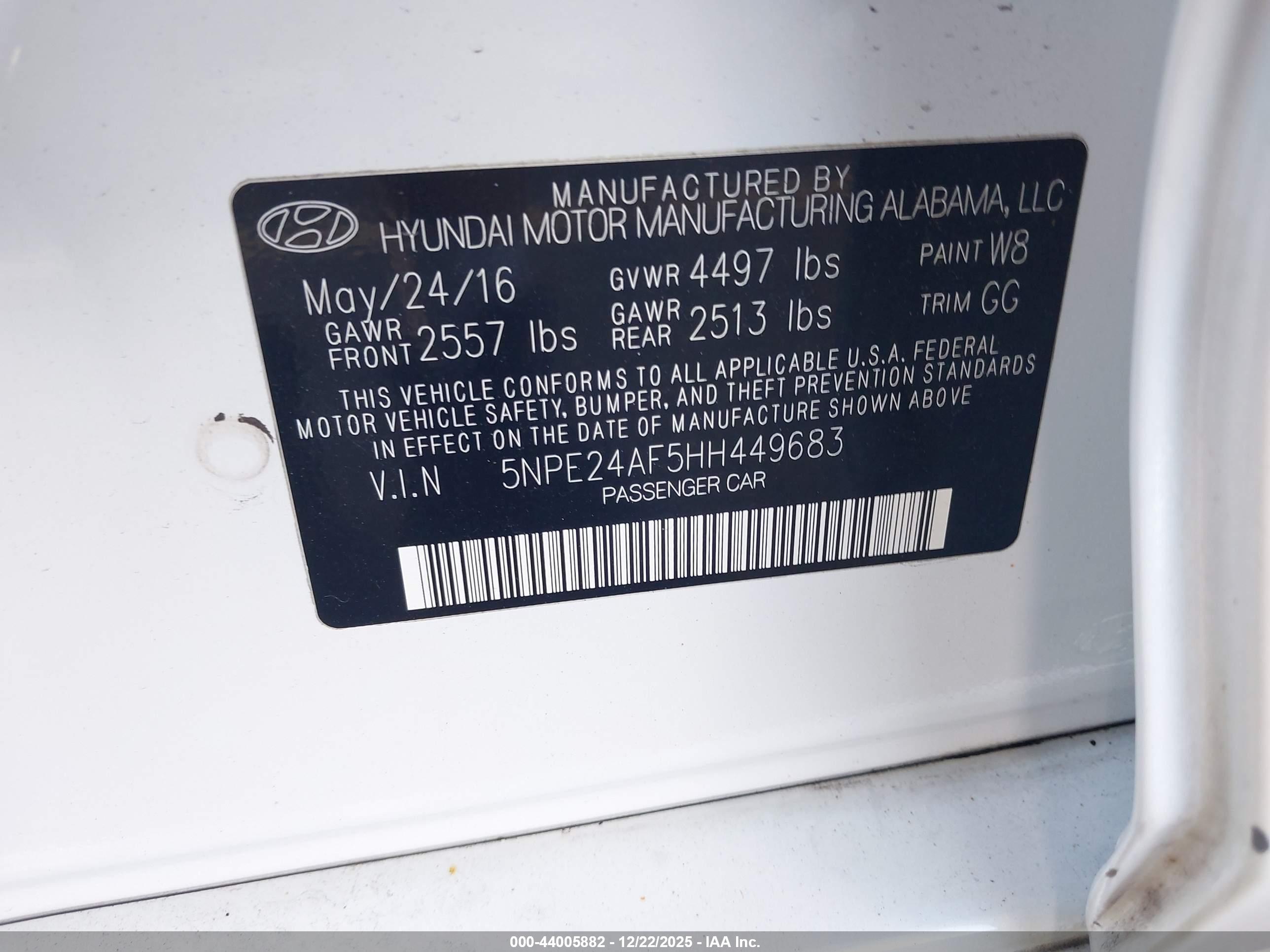 HYUNDAI SONATA image 9