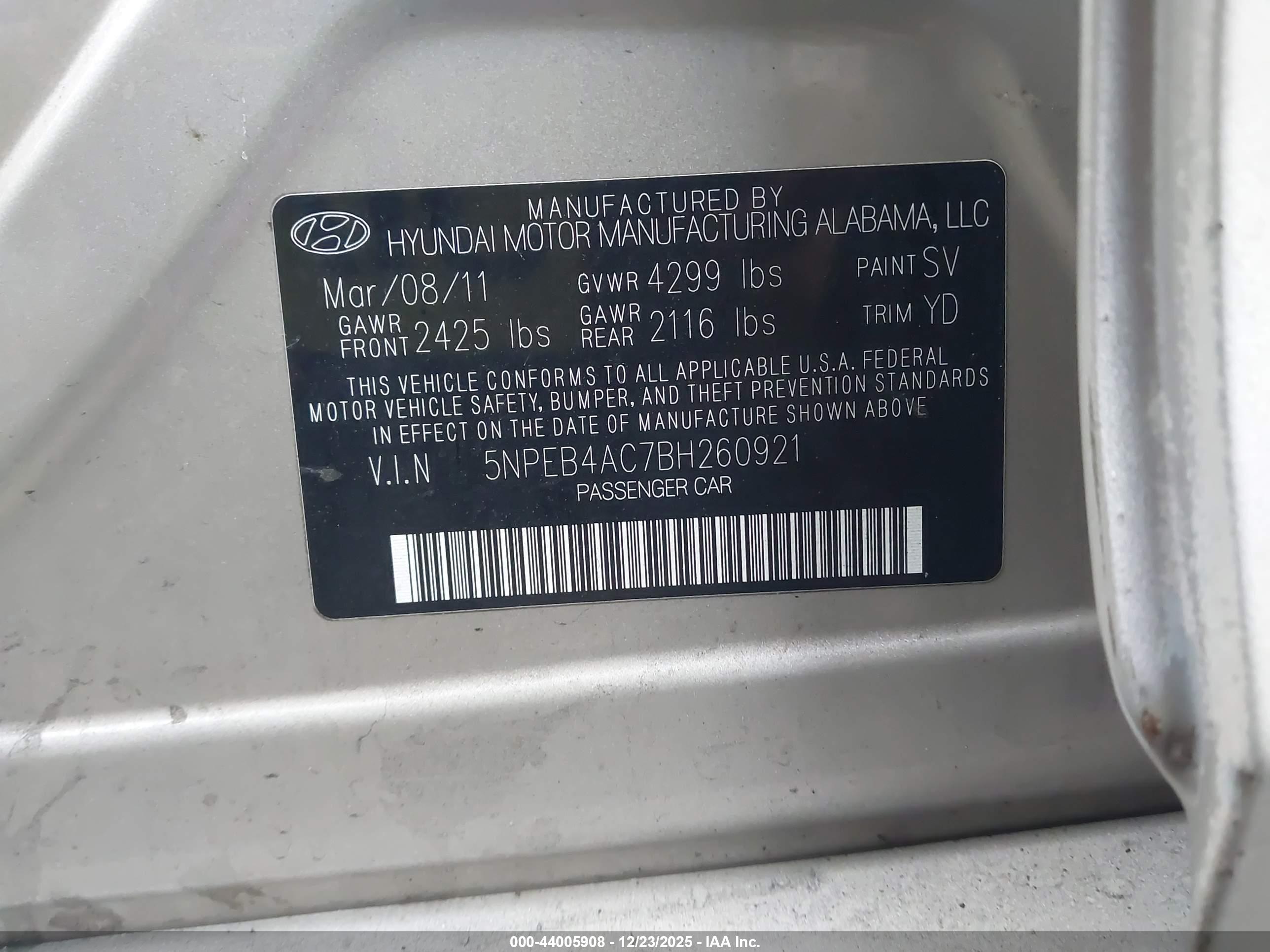 HYUNDAI SONATA image 9