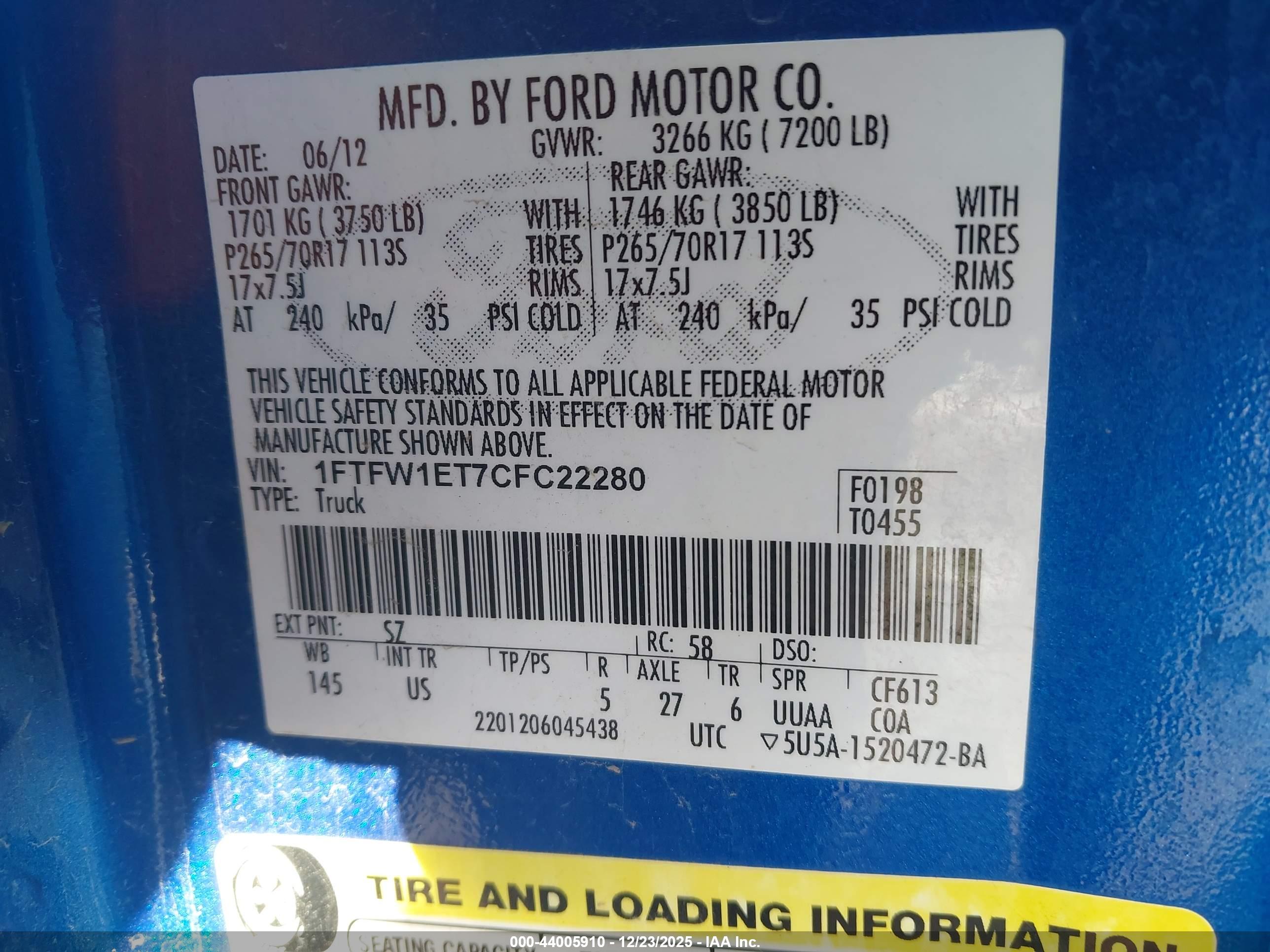 FORD F-150 image 9