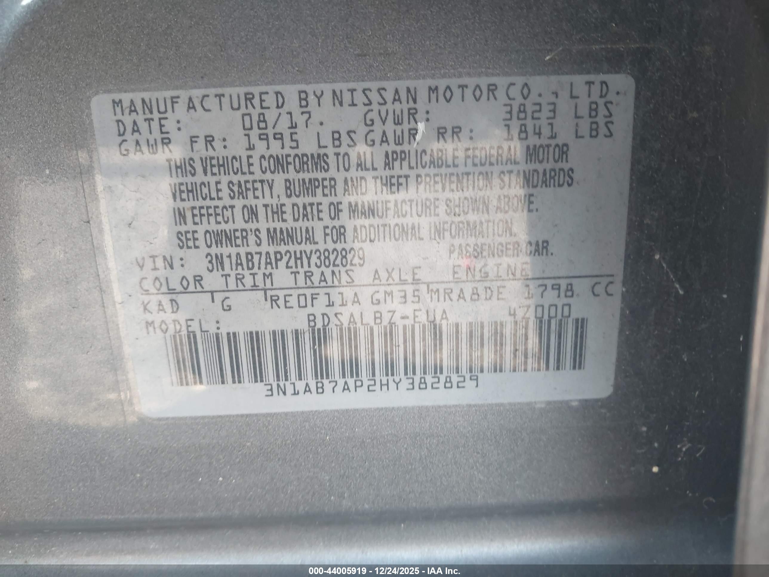 NISSAN SENTRA image 9
