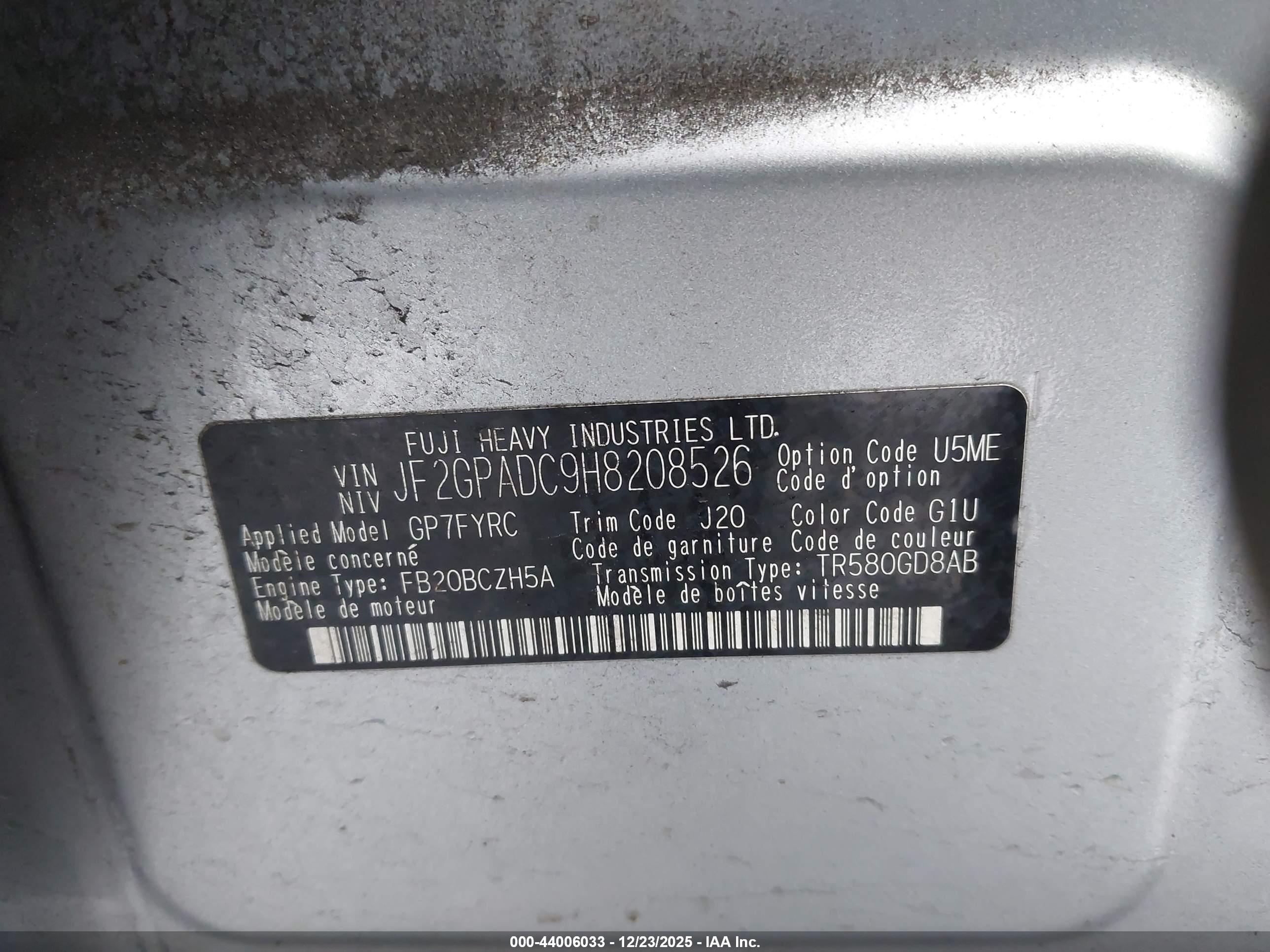 SUBARU CROSSTREK image 9