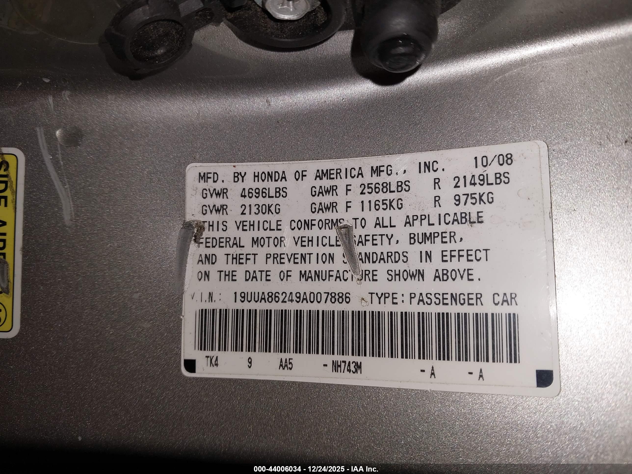 ACURA TL image 9