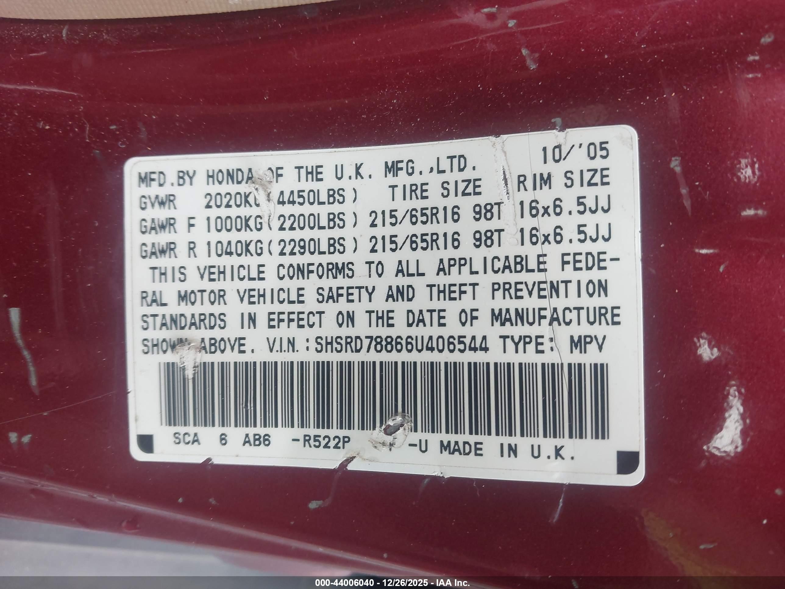 HONDA CR-V image 9