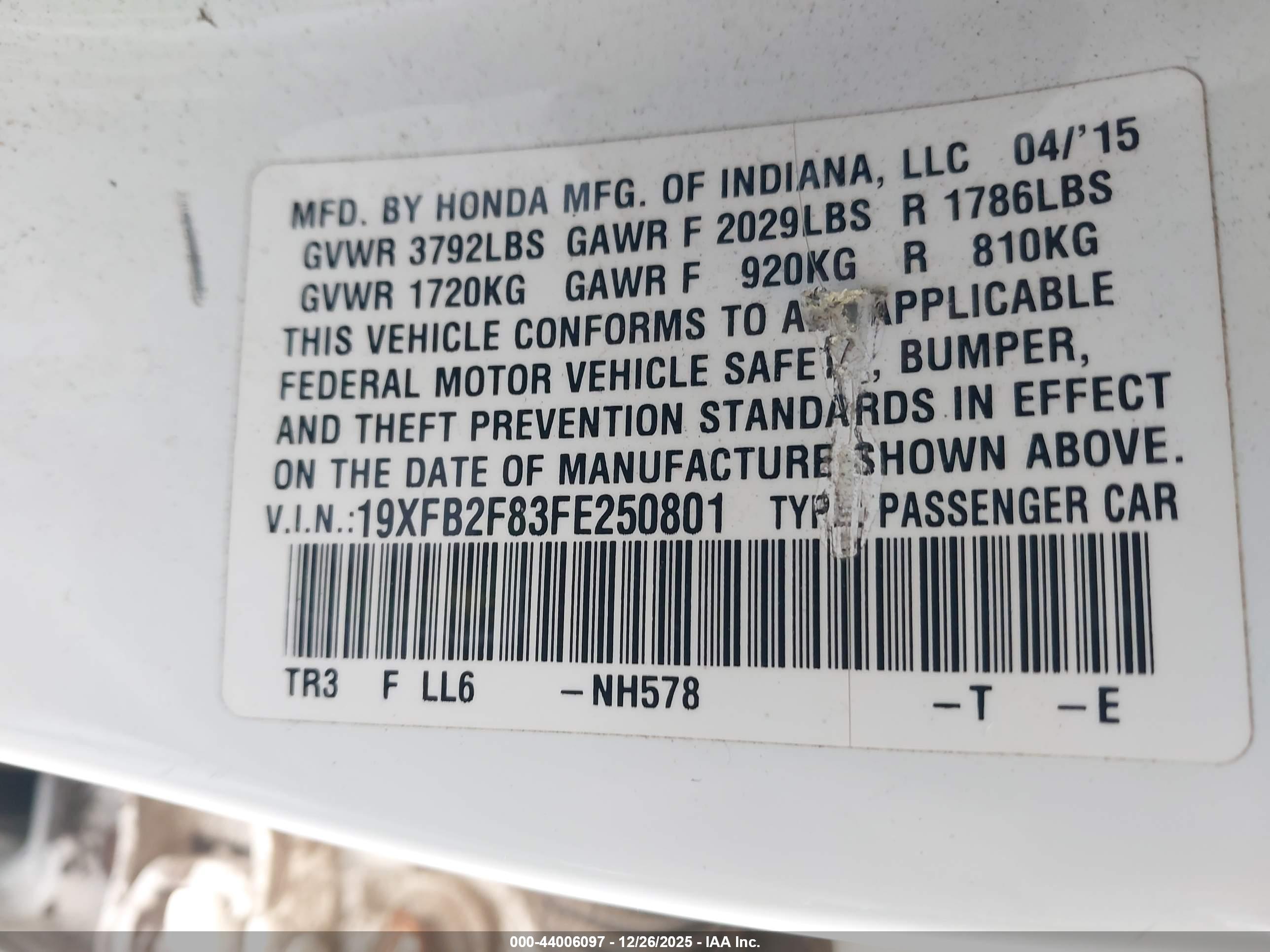 HONDA CIVIC image 9