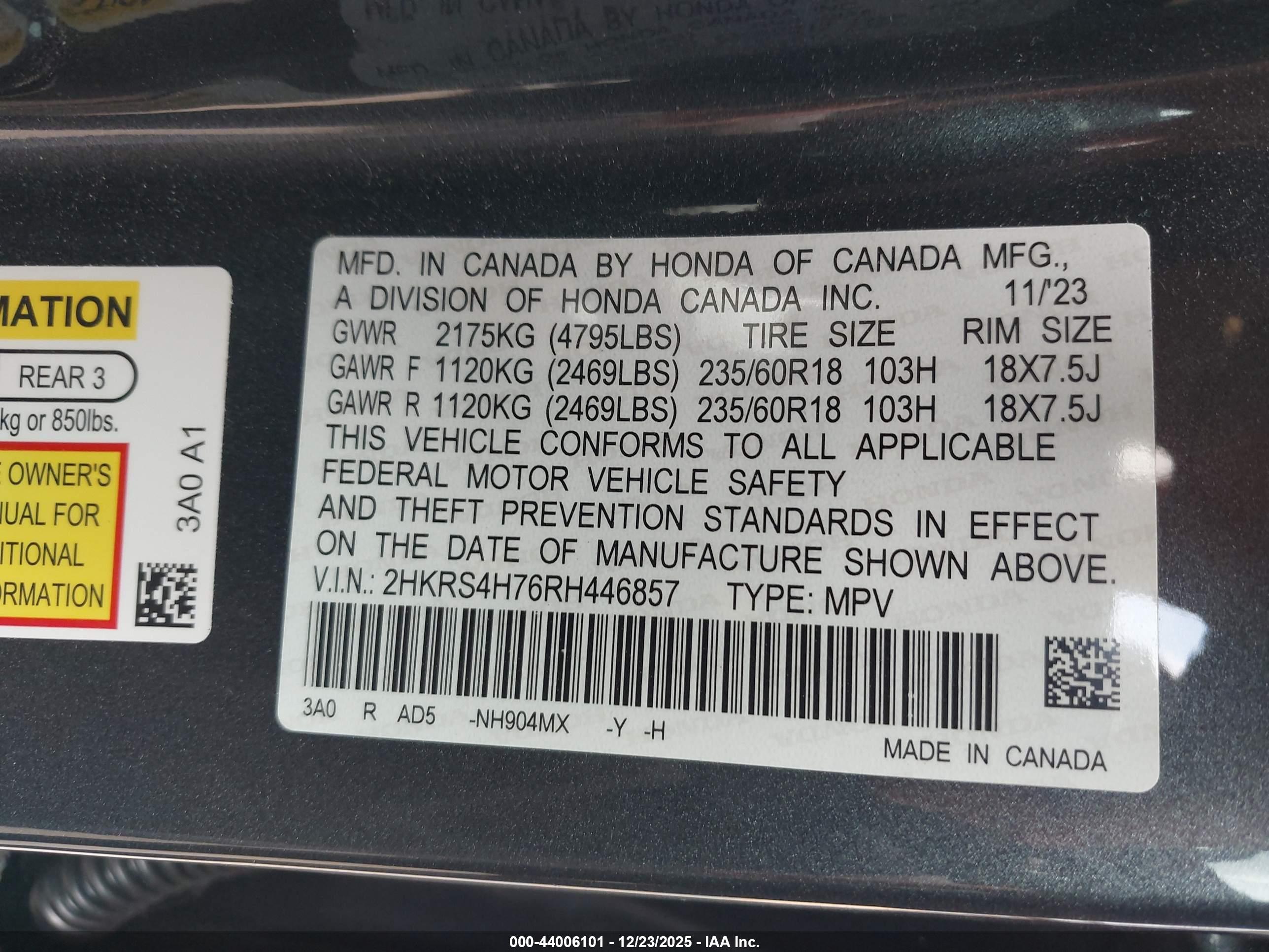 HONDA CR-V image 9