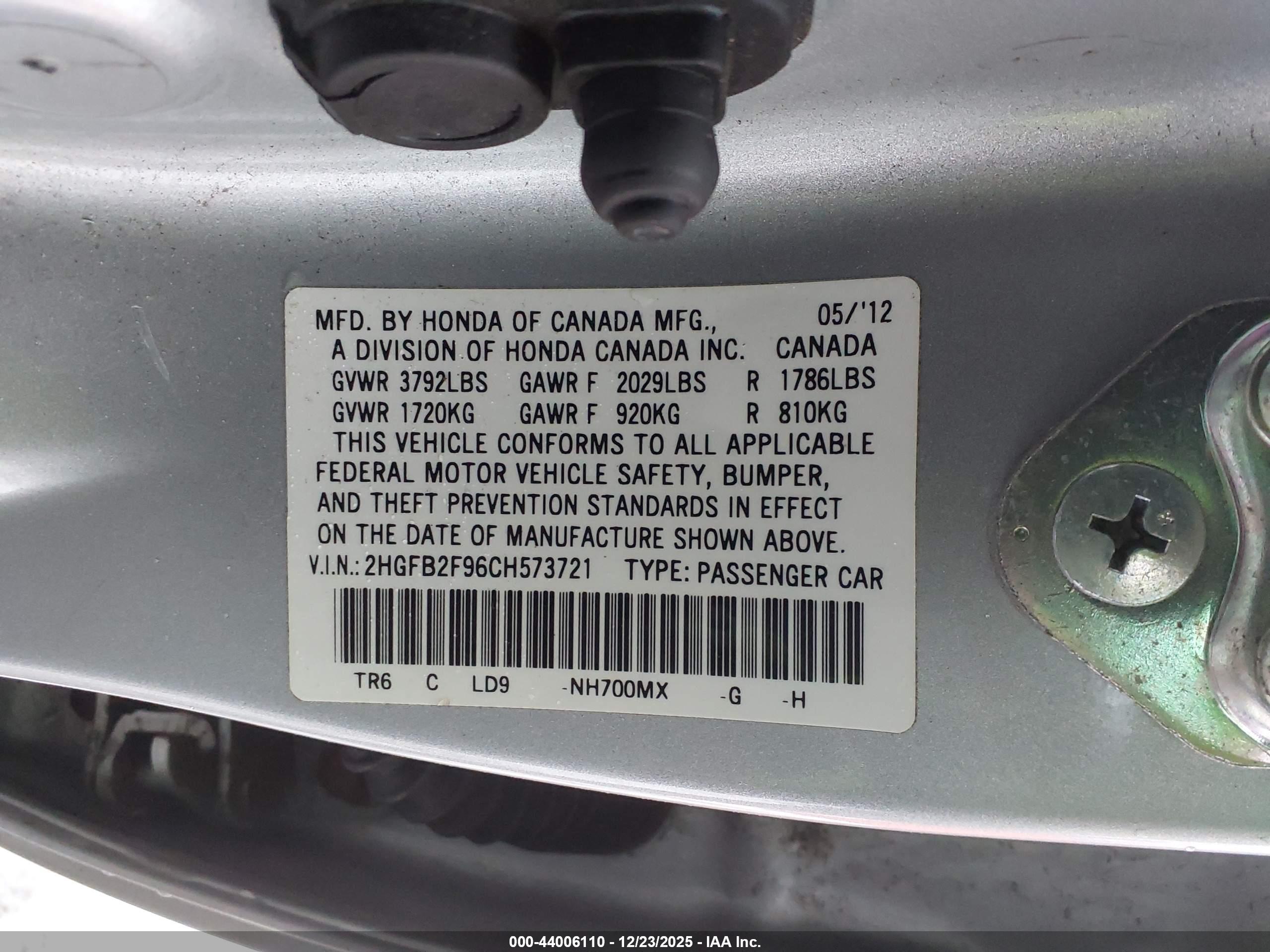 HONDA CIVIC image 9