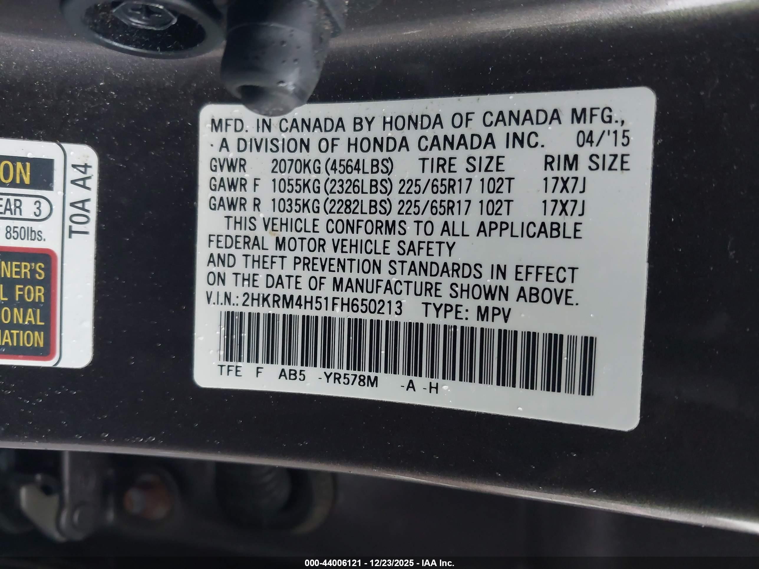 HONDA CR-V image 9