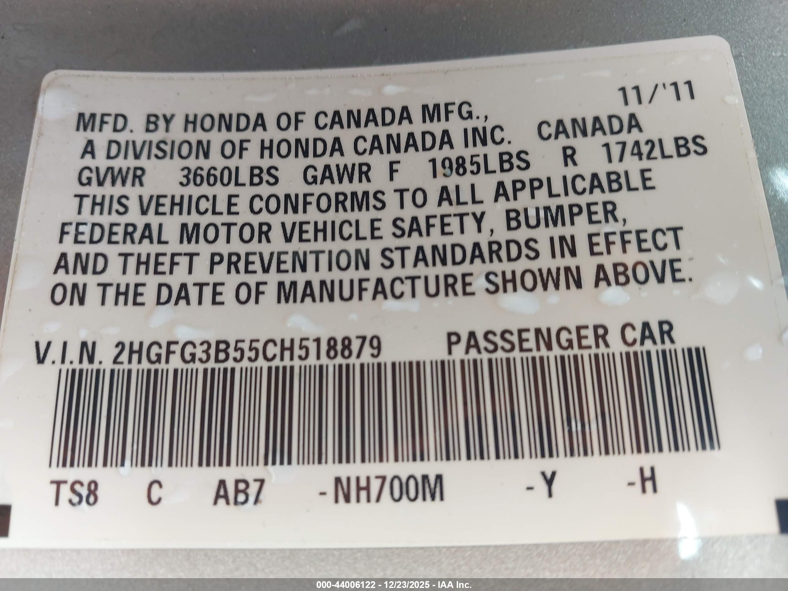 HONDA CIVIC image 9
