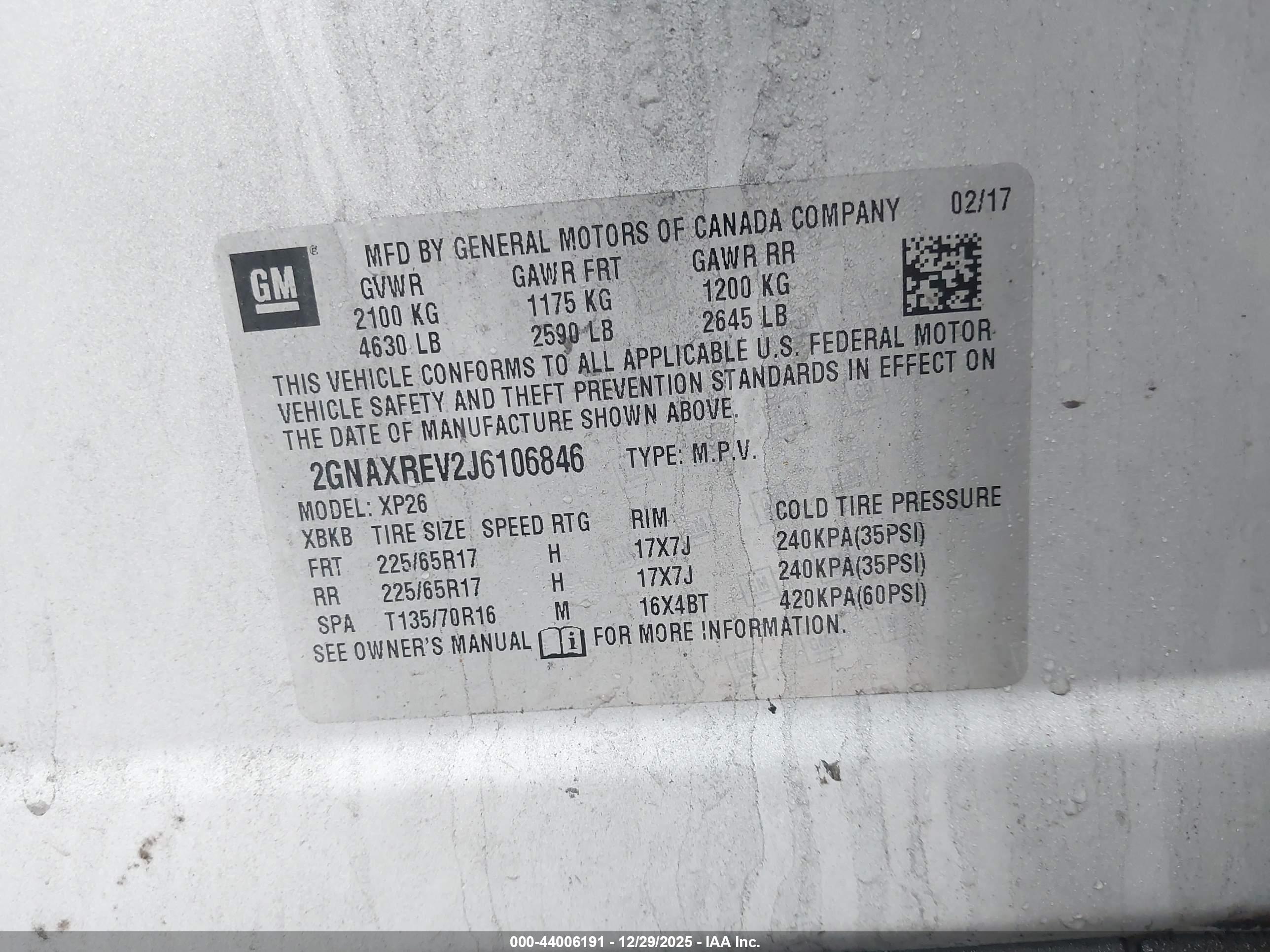 CHEVROLET EQUINOX image 9