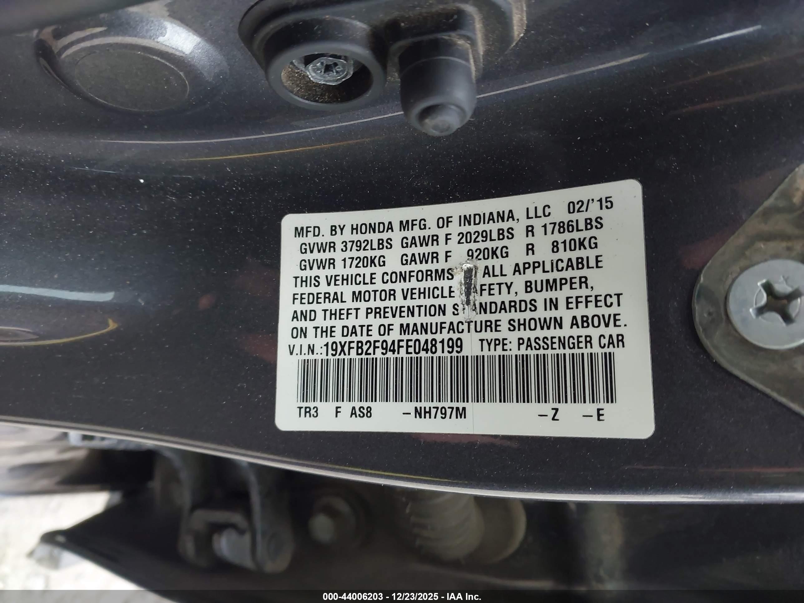 HONDA CIVIC image 9