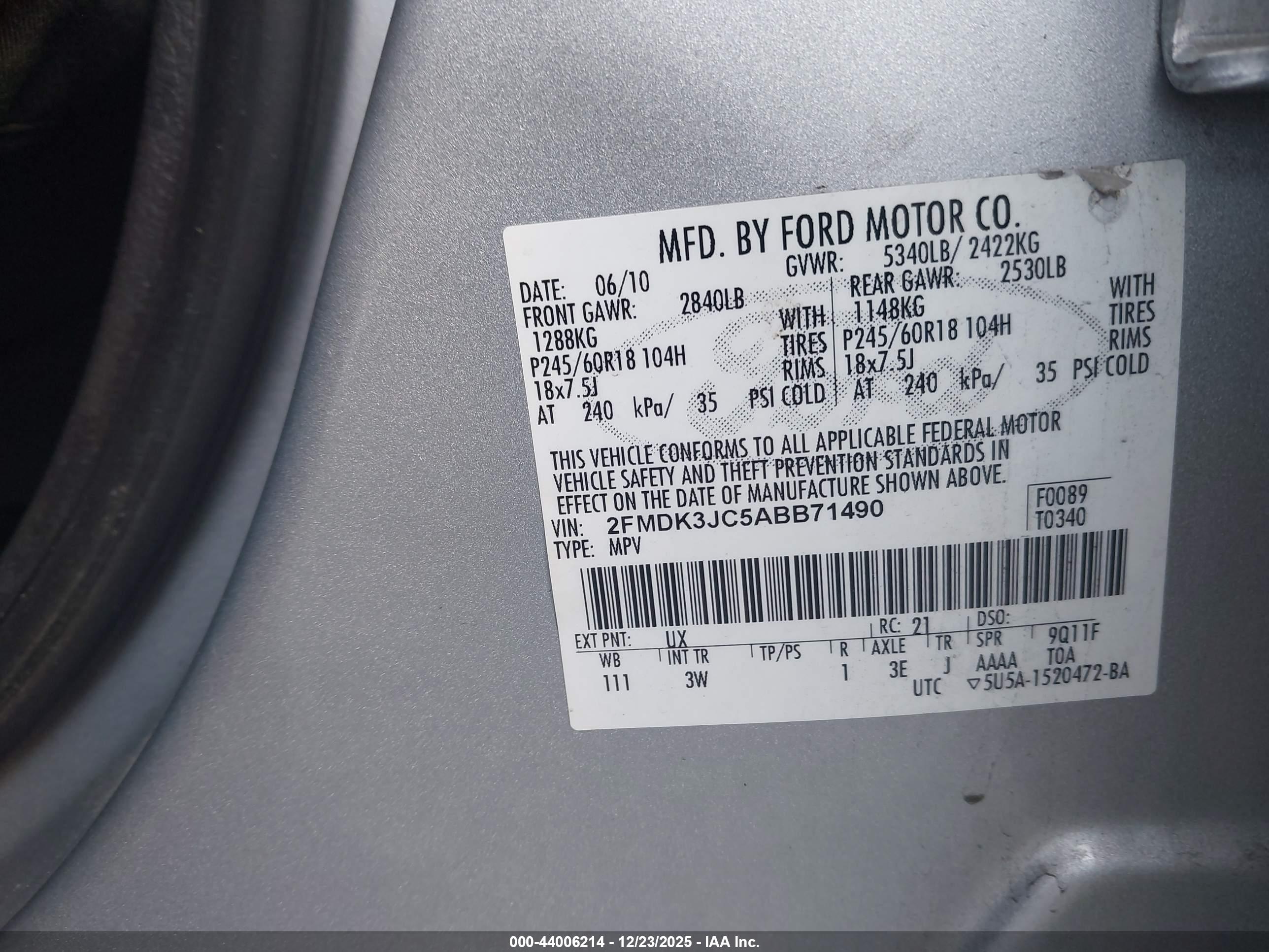 FORD EDGE image 9