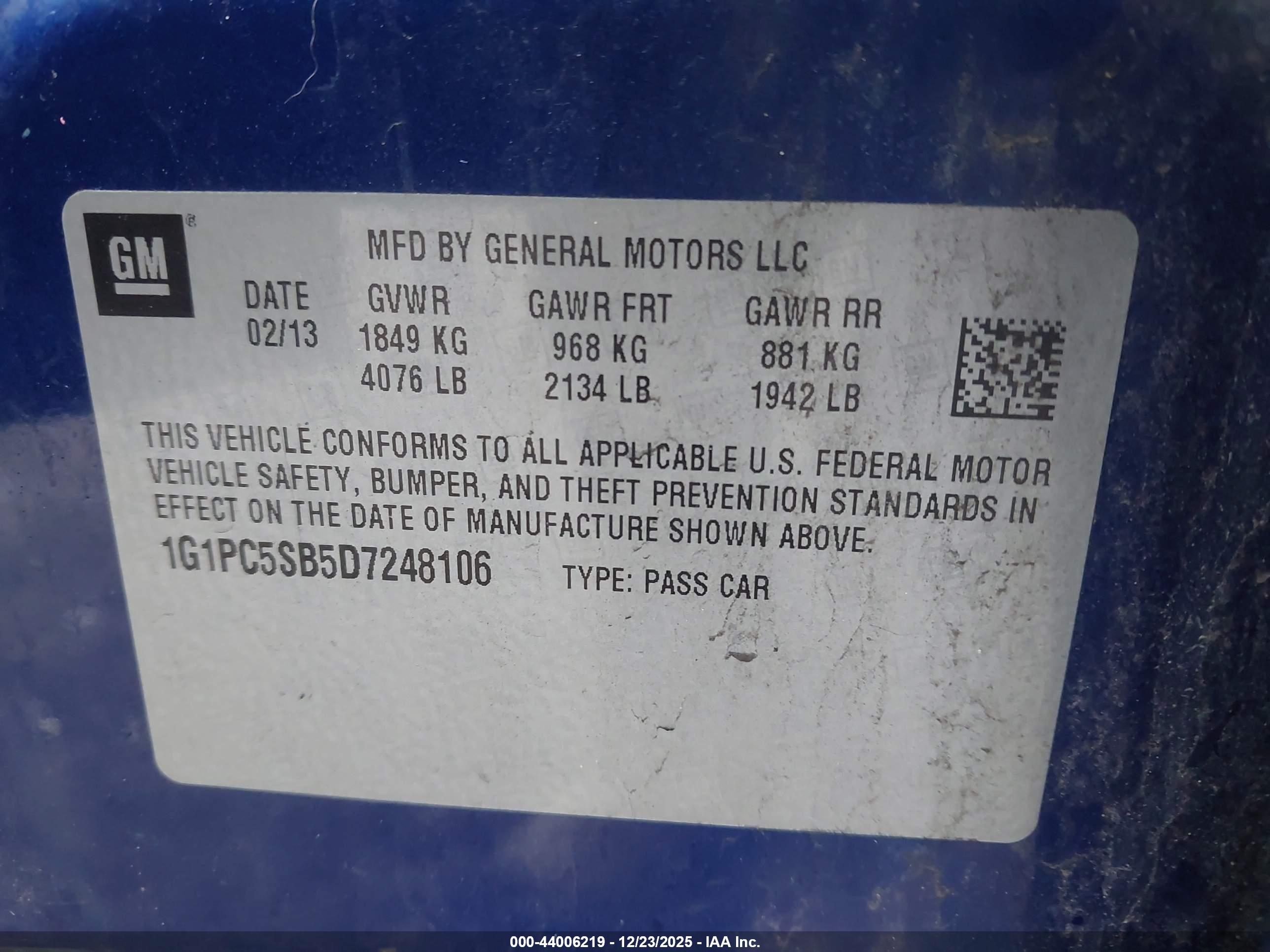 CHEVROLET CRUZE image 9